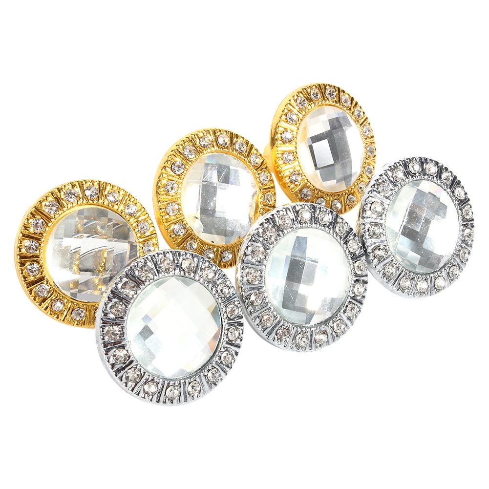 10pcs Clear Diamond Crystal Glass Wardrobe Knob Cupboard Drawer Door Pull Handle view 11