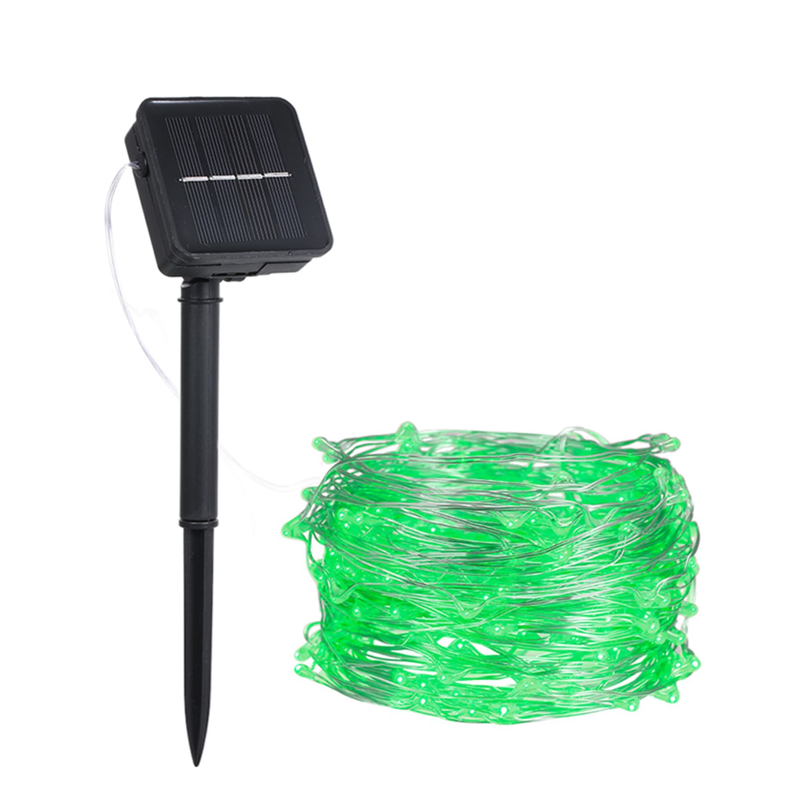 6W 10M/32.8Ft 100 LEDs Solar Powered Energy Copper Wire Fairy String Light view 3