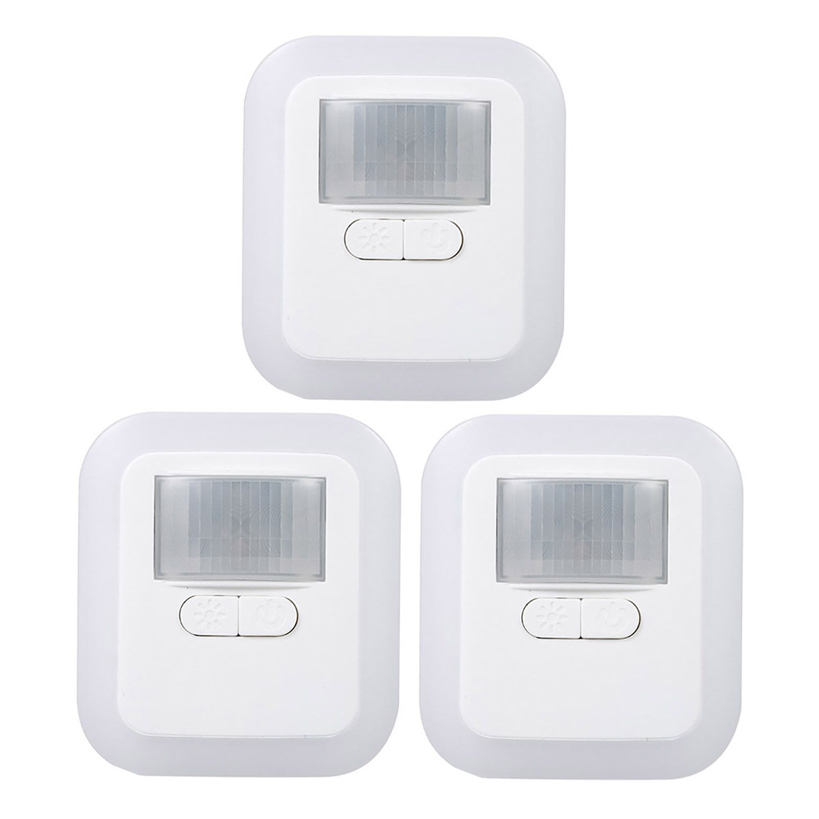 LED Plug-in Motion Sensor Light Wall Night Lamp with Brightness &