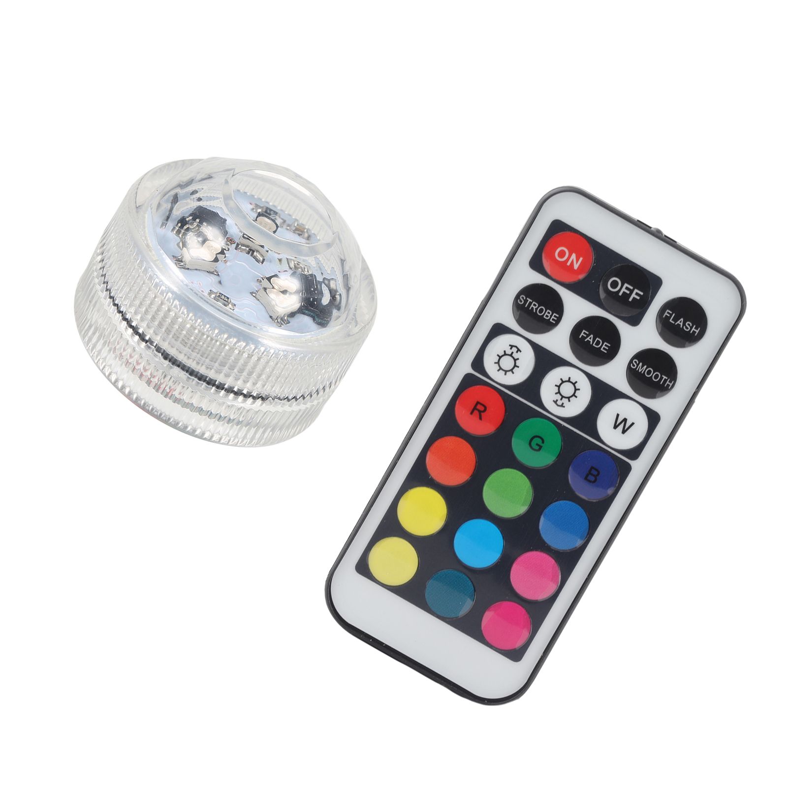 Mini LEDs RGB Submersible Light Colorful Lamp Underwater Candle Light IP68 view 2
