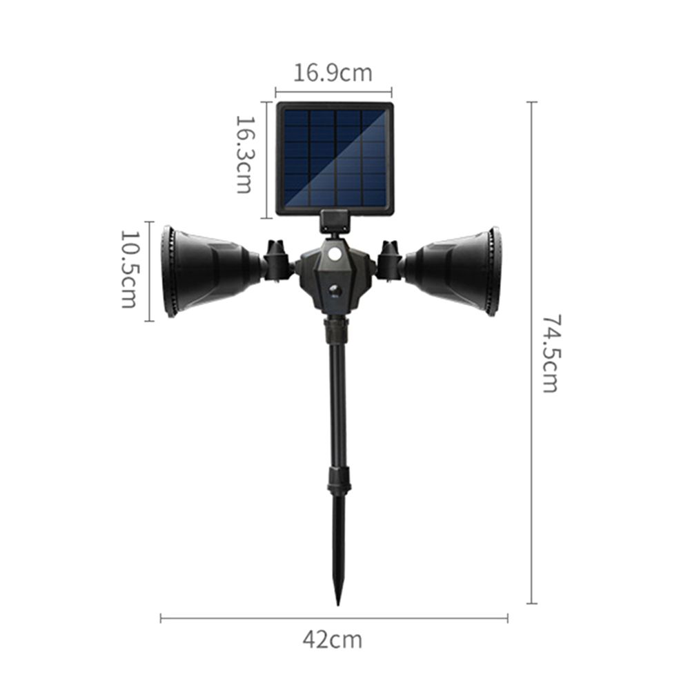 D C 6 V 3W Solar Powered Energy 36 LEDs Wall Lamp Lawn Light Sensitive Light