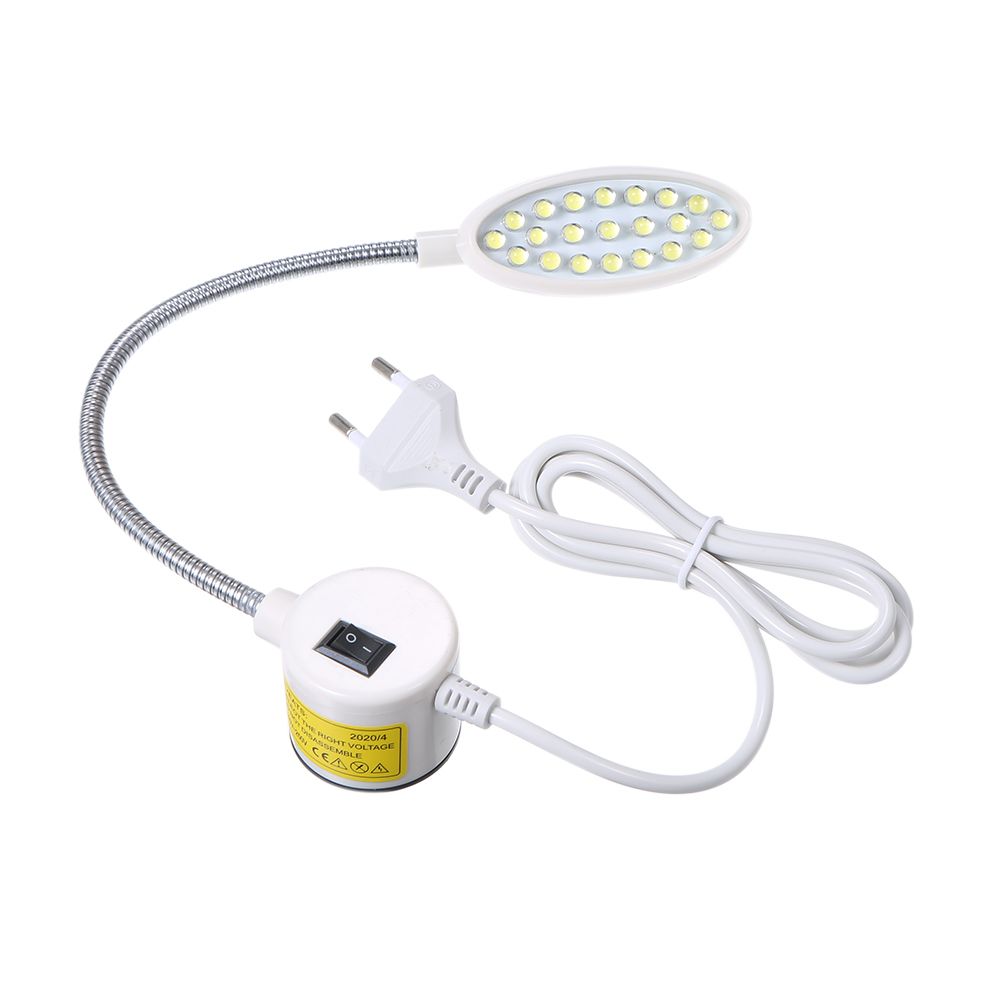 AC110-250V 1W 21LEDs Sewing Machine Light Lamp Rotatable Knob Dimmable view 3