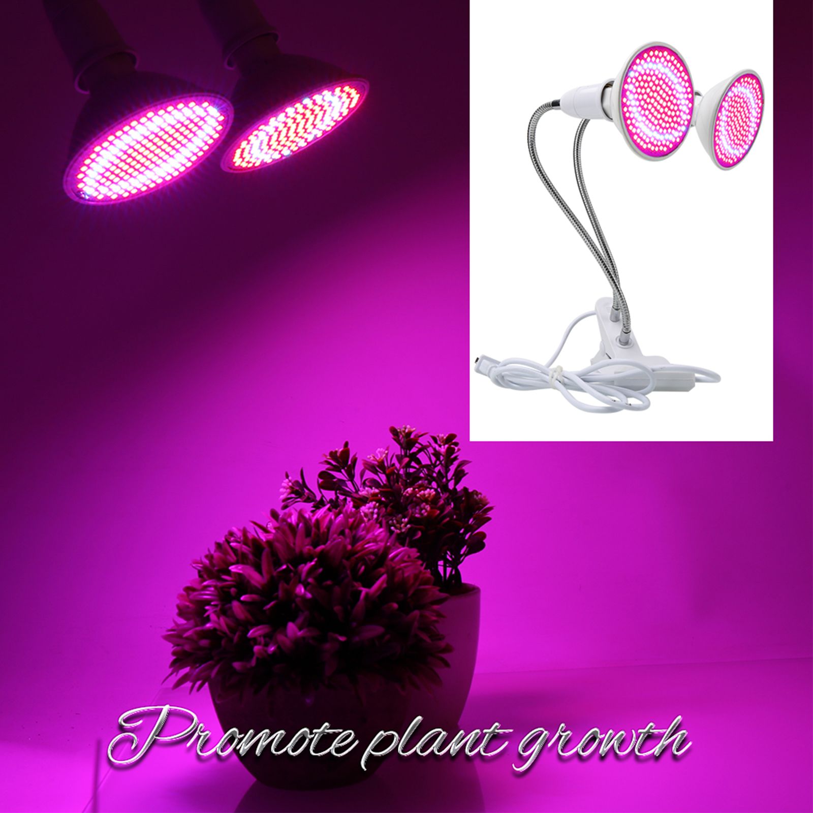 Plant Light LED Countertop Clamp Light Full Spectrum Plant Fill Light Indoor view 8