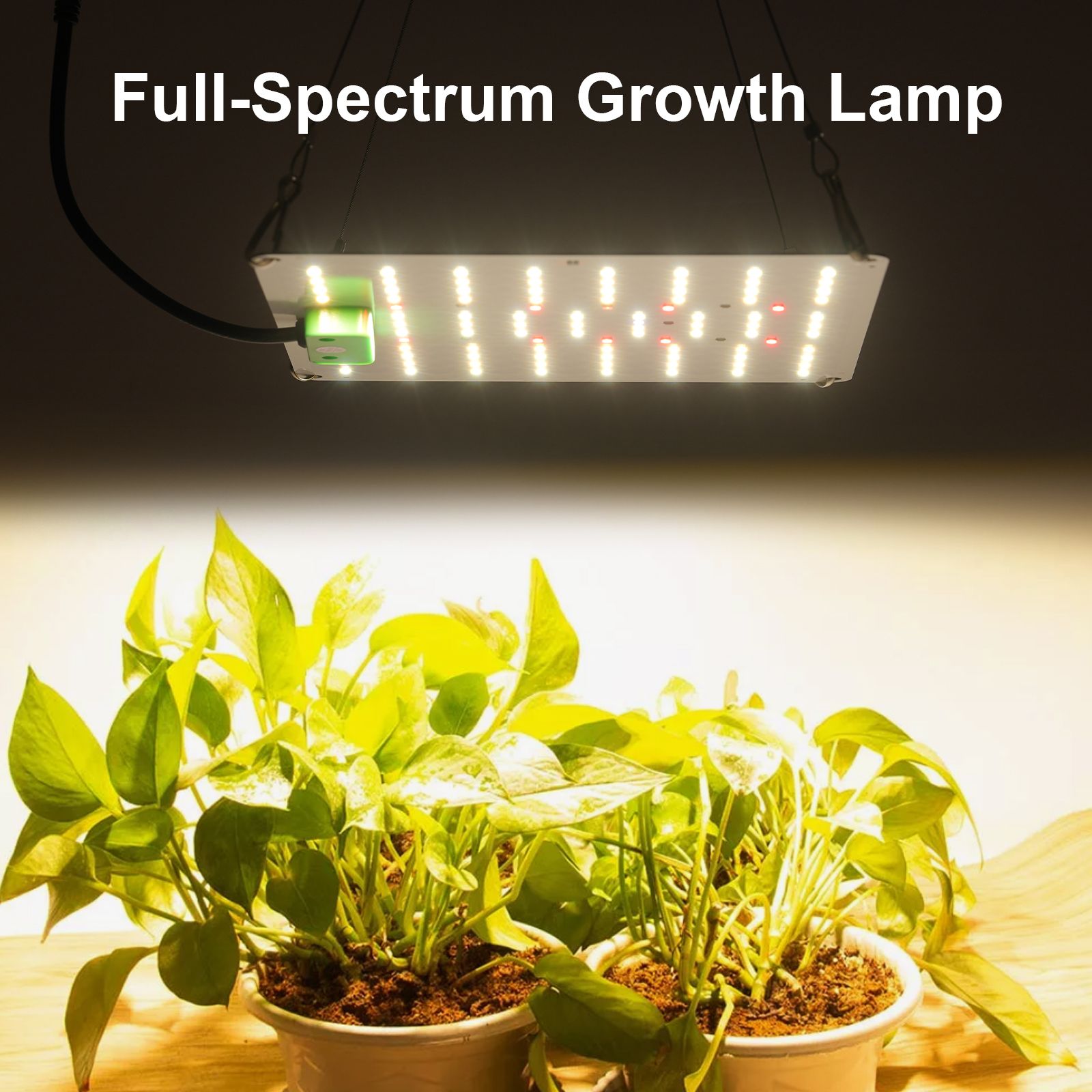 Full Spectrum Growth Light LED Indoor Plant Supplement Light 3000K 5000K IR UV view 2