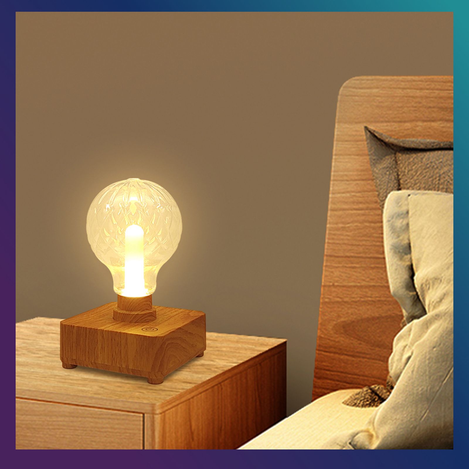 3W RGBW Pineapple Ambiance Night Light Romantic Warm Bedroom USB Rechargeable view 10