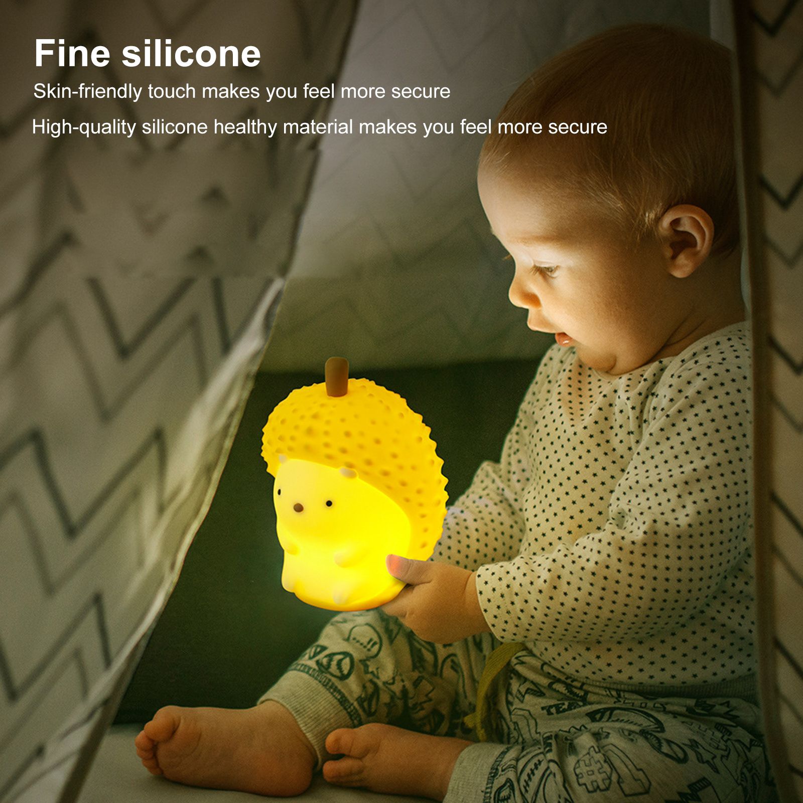 5V1A 3.5W Durian Silicone Lamp Soft Night Light Colorful Gradient Light 30 view 8
