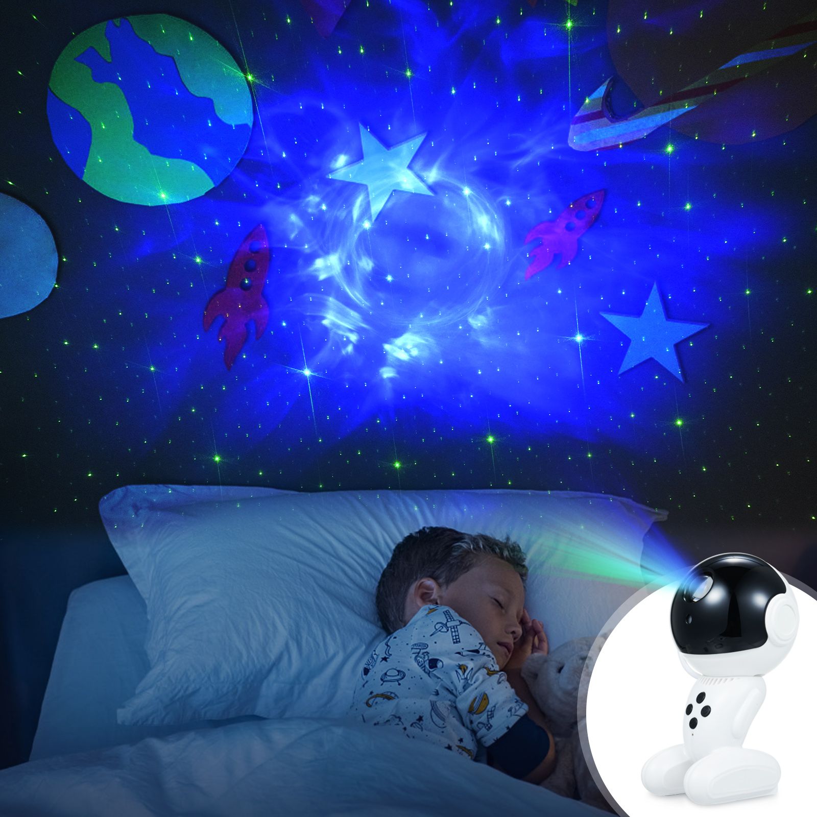 Star Projector Galaxy Night Light Starry Nebula Ceiling LED Lamp 15 Light view 8