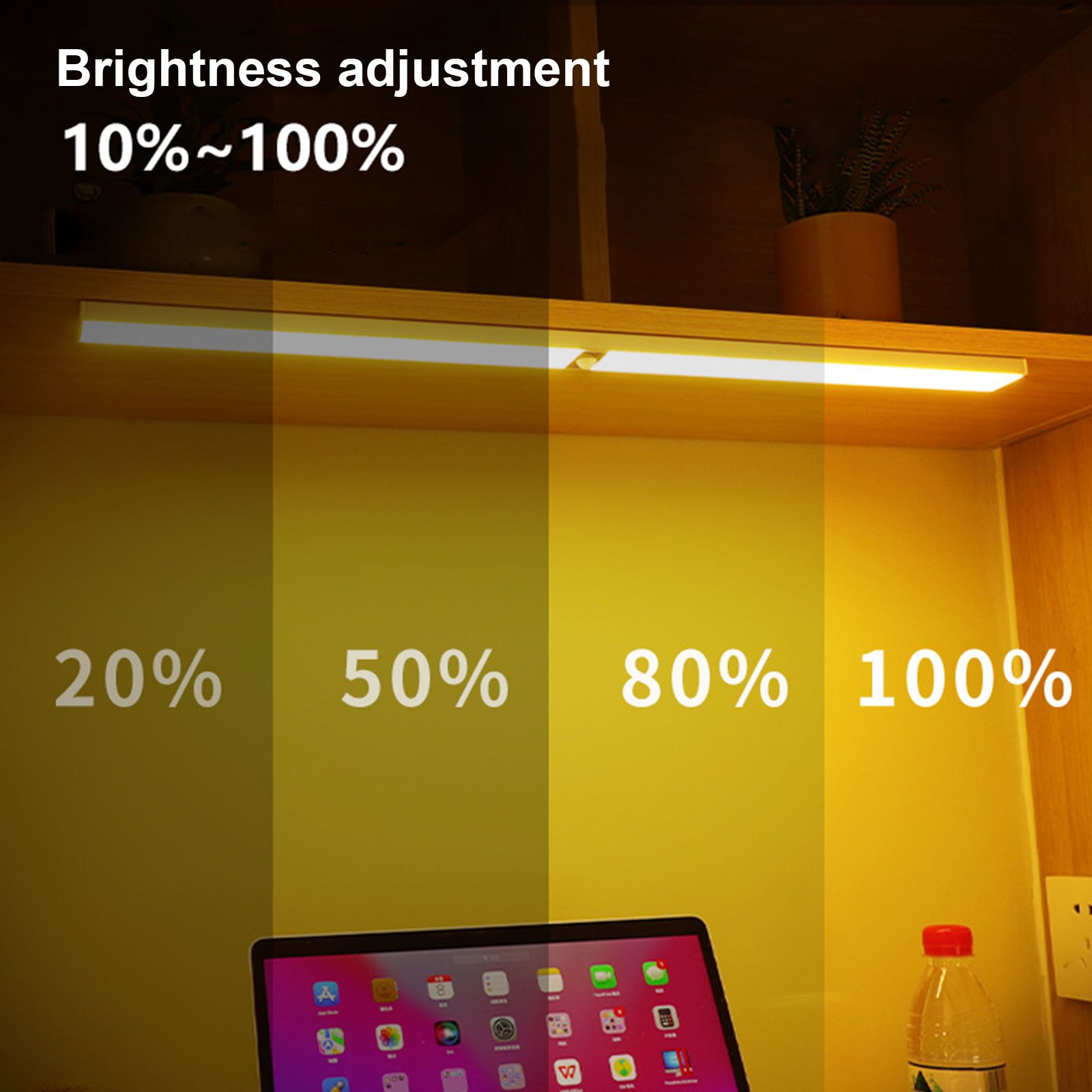 Body Sensing Light Magnetic Under Cabinet Lights Wardrobe Light Motion Sensor view 8