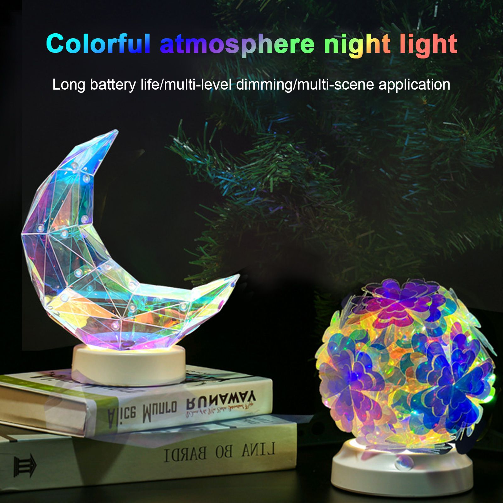 Bedroom Lamp Bedside Lamp High-color Night Light Dazzling Color Changing view 5