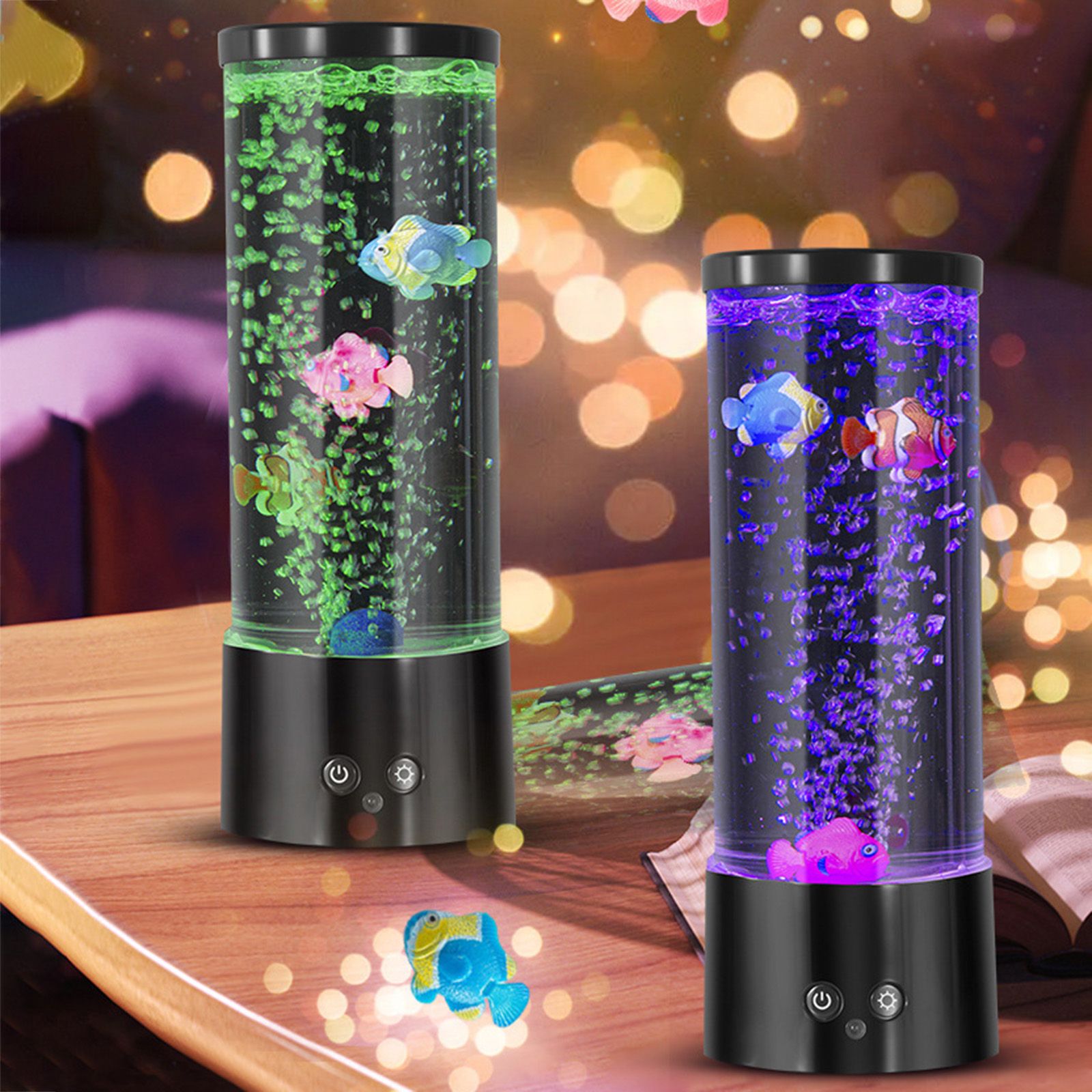 Jellyfish Lamp LED High Bright USB Night Light Creative Children's Room view 9