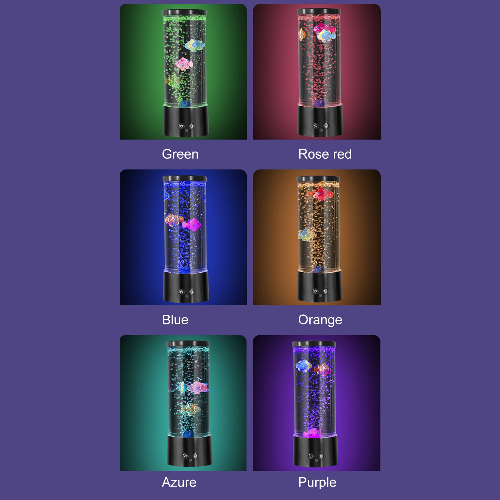 Jellyfish Lamp LED High Bright USB Night Light Creative Children's Room view 11