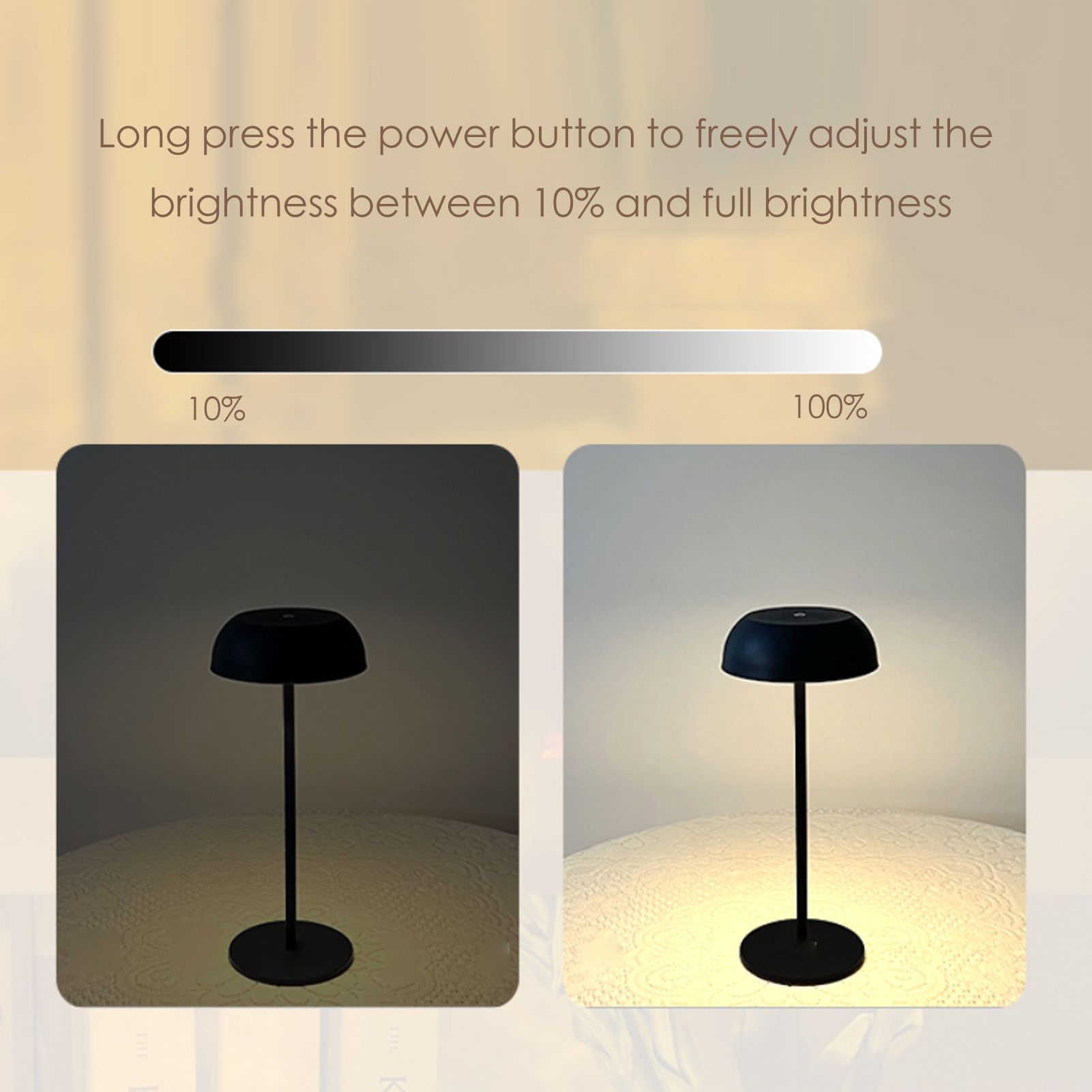 Modern Portable Table Lamp Nightstand Touch Lamp Decorative Wine Bottle Lamp 3 view 6