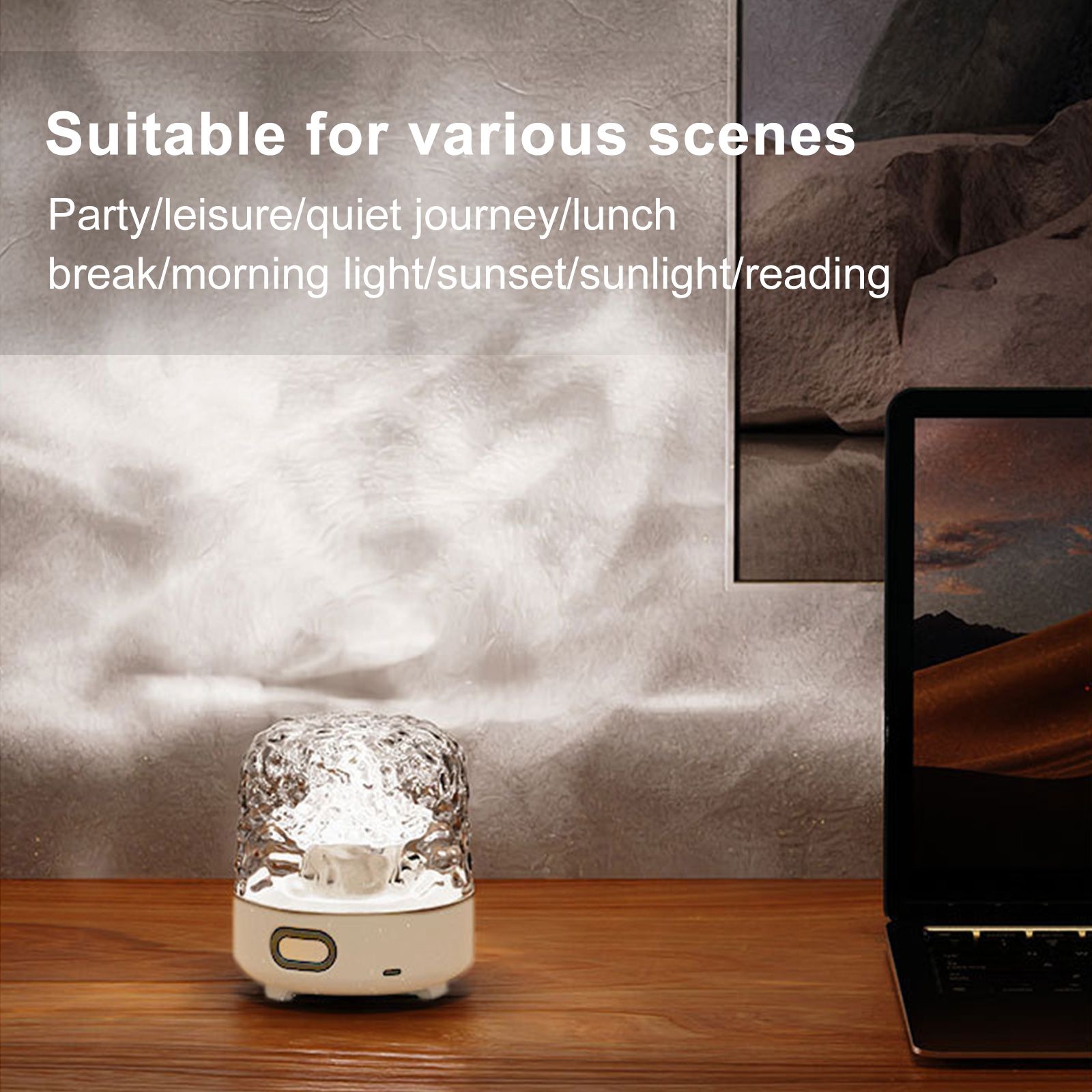 Water Ripple Lamp Romantic Atmosphere Ocean Light Projector for Photography view 7