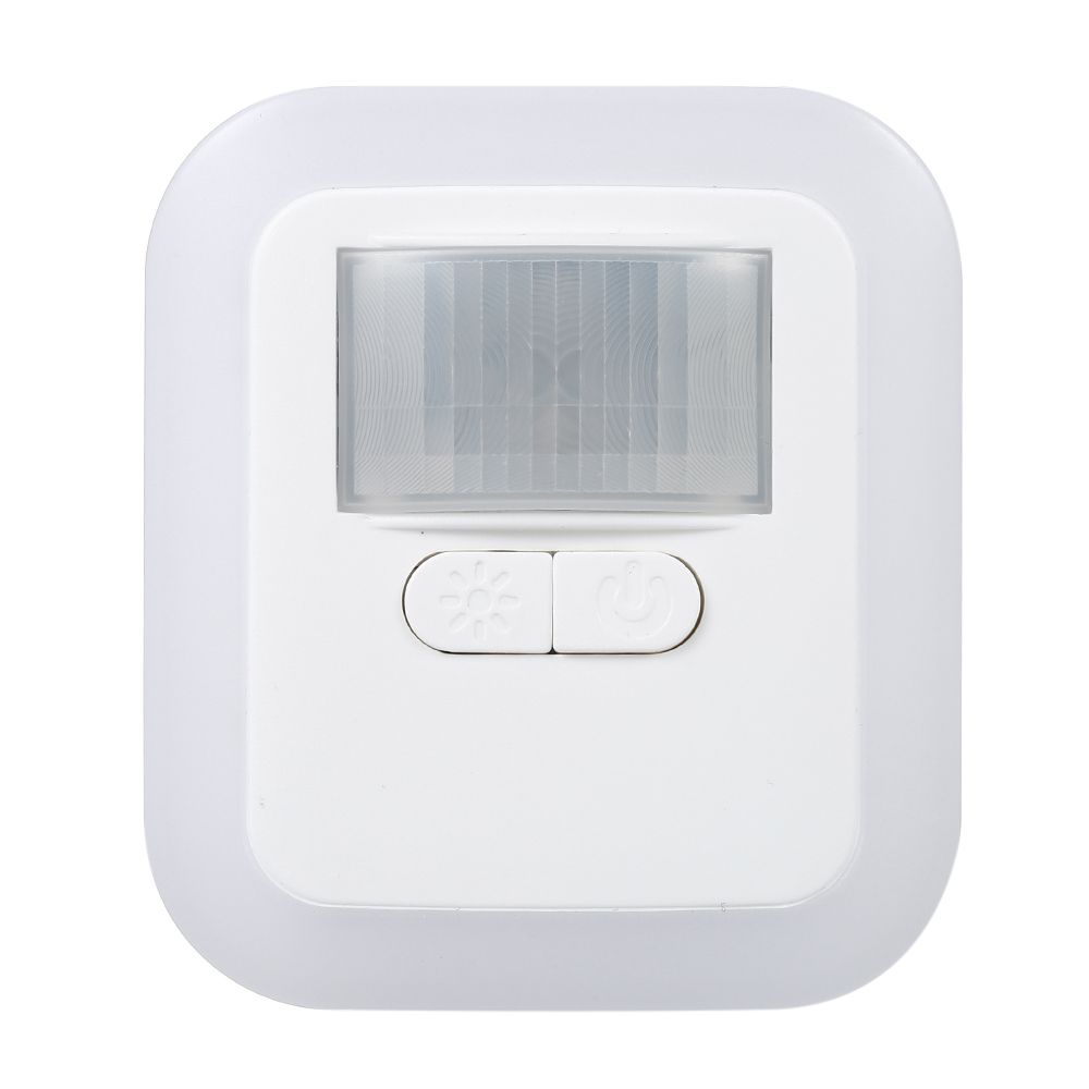 LED Plug-in Motion Sensor Light Wall Night Lamp with Brightness &