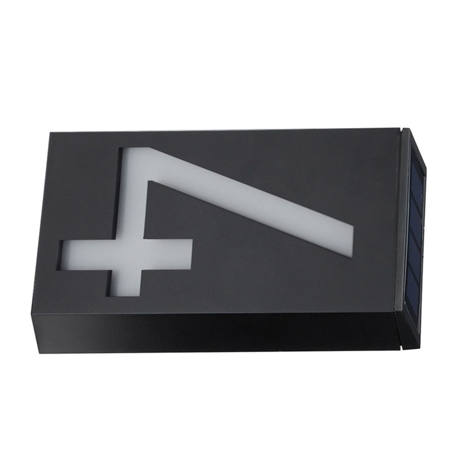 Solar House Number Solar Powered 1200mAh Rechargeable LED Illuminated Address view 4