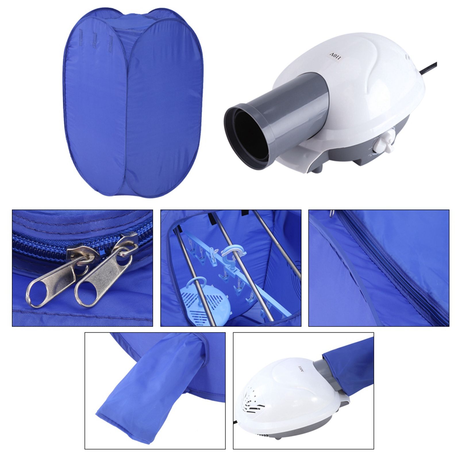 New Portable Electric Clothes Drying Machine Fast Dryer Folder Dryer Bag Home view 4