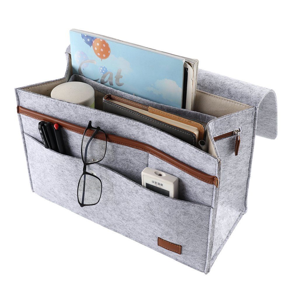 Bedside Storage Bag Portable Bedside Caddy Durable Multiple Compartment view 4