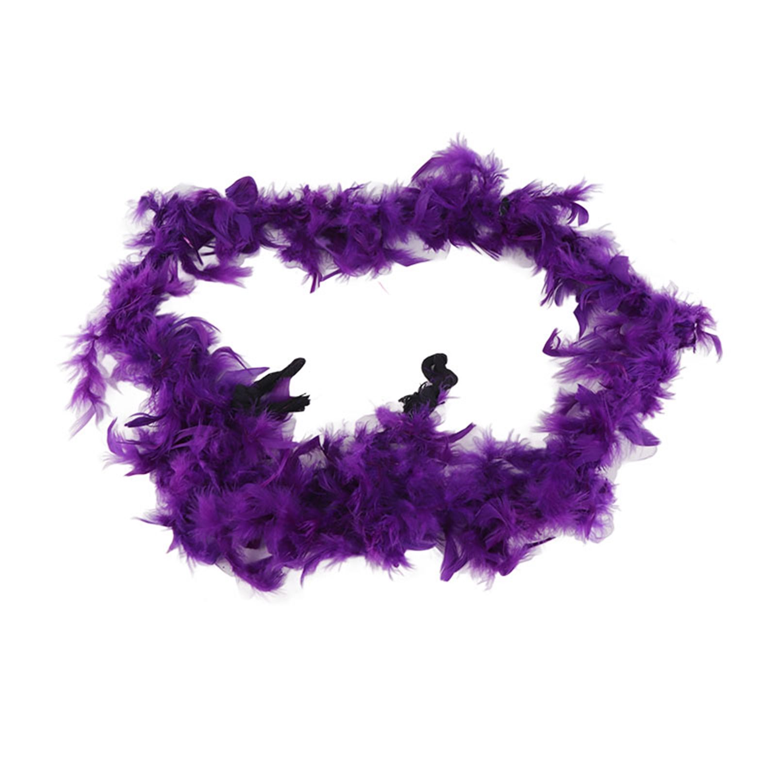 Fluffy Feathers Trim Chandelle Feathers Boa for Dancing Wedding Party Costume view 3