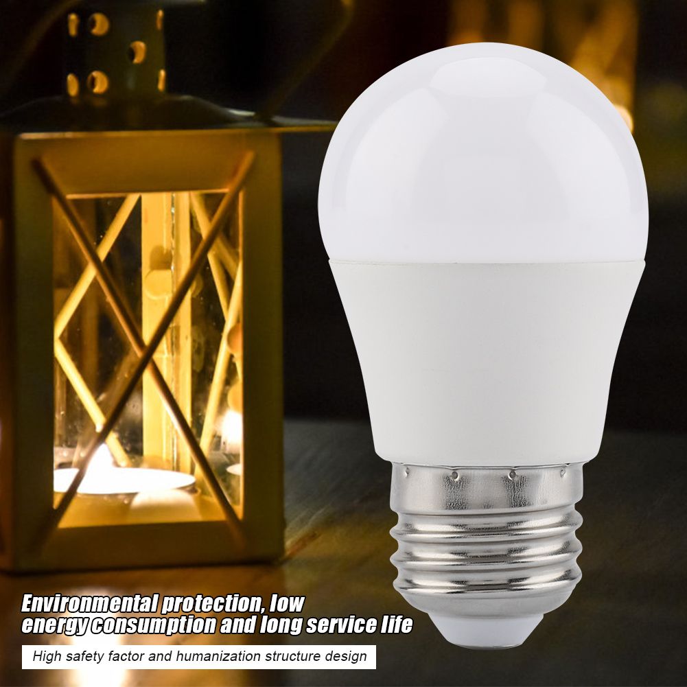 6 PCS 5W Mini LED Light Bulbs Warm White E26 Base G45 Bulb Lamps Illumination view 3