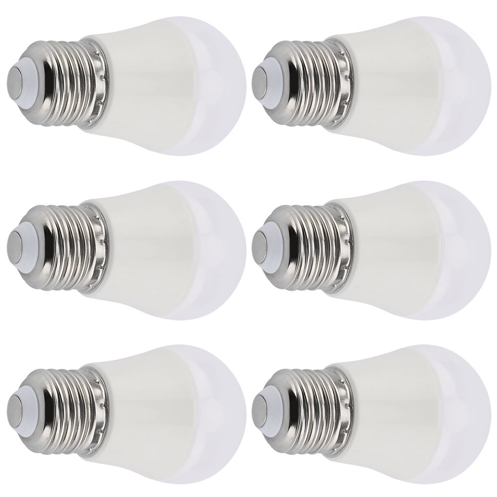 6 PCS 5W Mini LED Light Bulbs Warm White E26 Base G45 Bulb Lamps Illumination view 4