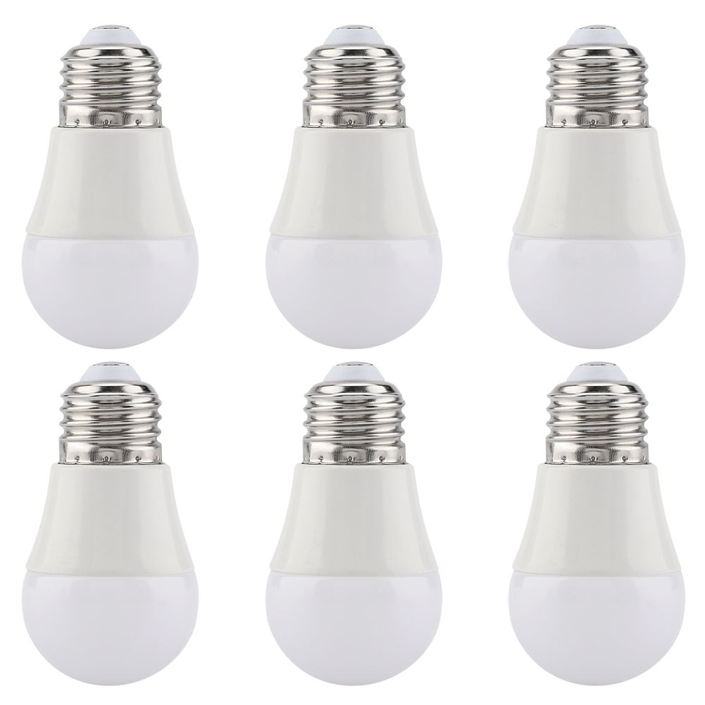 6 PCS 5W Mini LED Light Bulbs Warm White E26 Base G45 Bulb Lamps Illumination view 5
