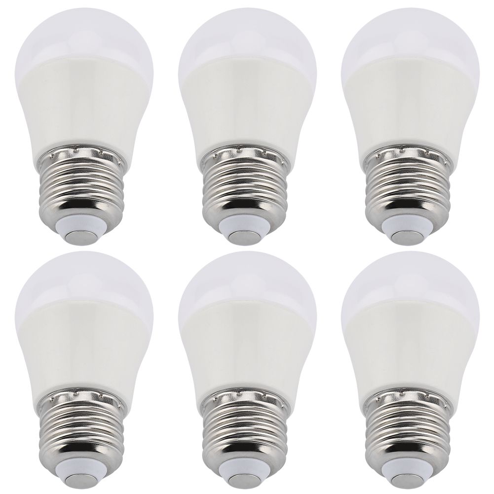 6 PCS 5W Mini LED Light Bulbs Warm White E26 Base G45 Bulb Lamps Illumination view 8