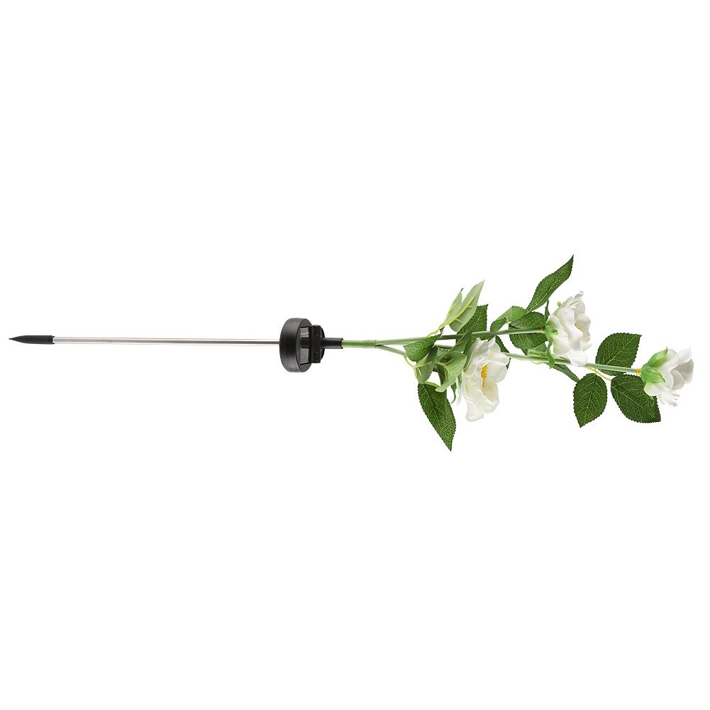 Solar Power LED Camellia Flower Light for Outdoor Yard Garden Lawn Landscape view 7