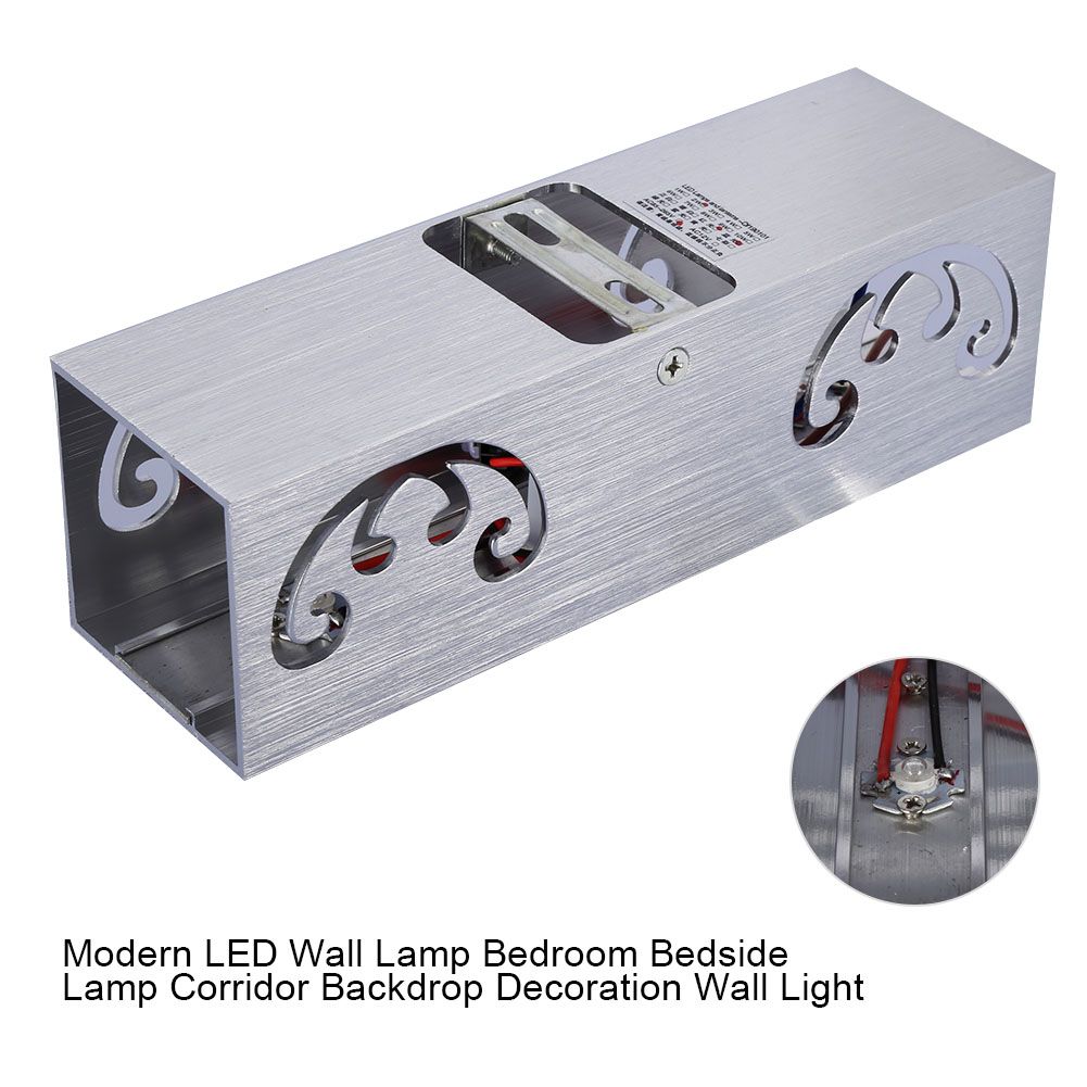 Modern LED Wall Lamp Bedroom Bedside Lamp Corridor Backdrop Decoration Wall view 11