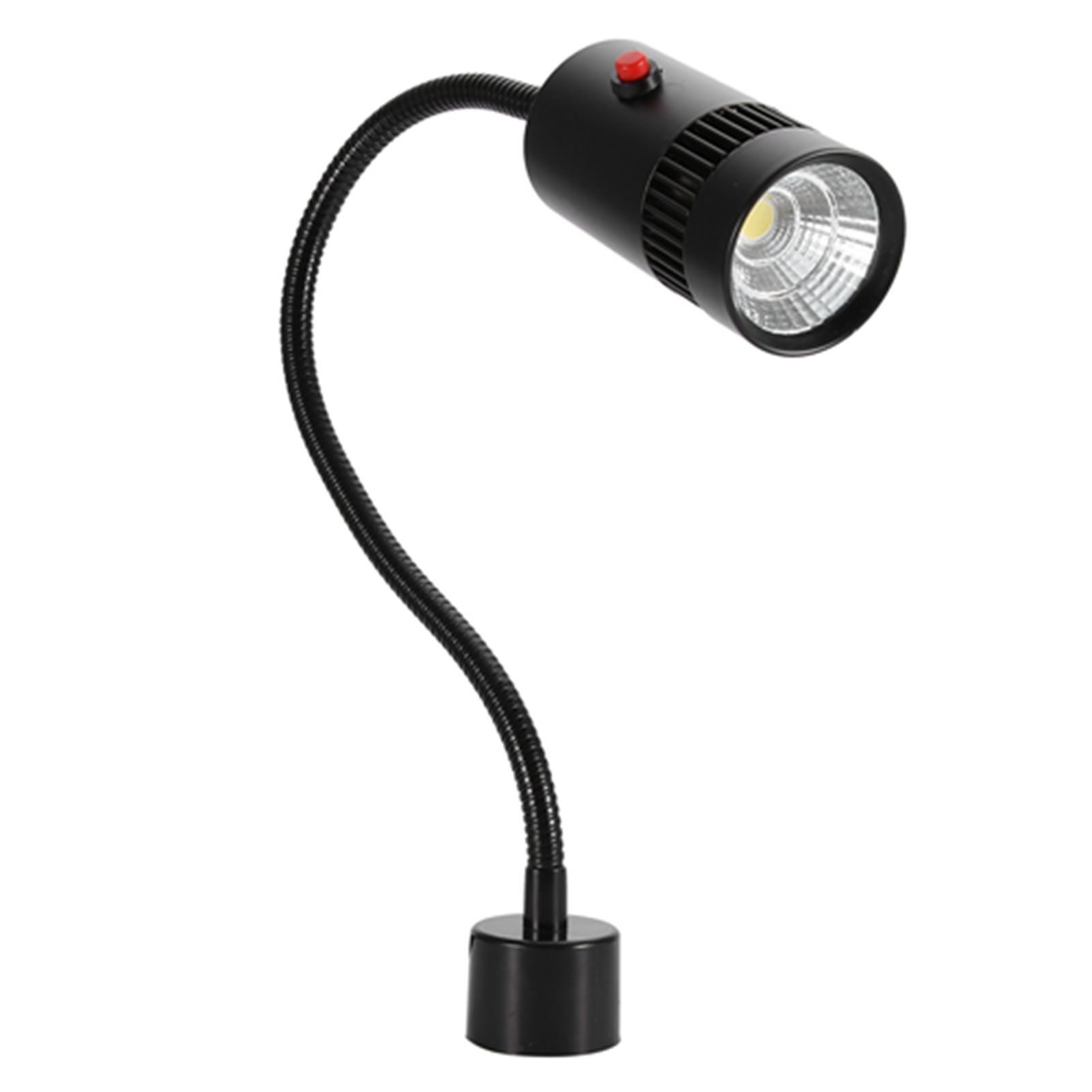 7W LED Adjustable Neck Machine Tool Lathes Lamp Magnetic Mount view 2
