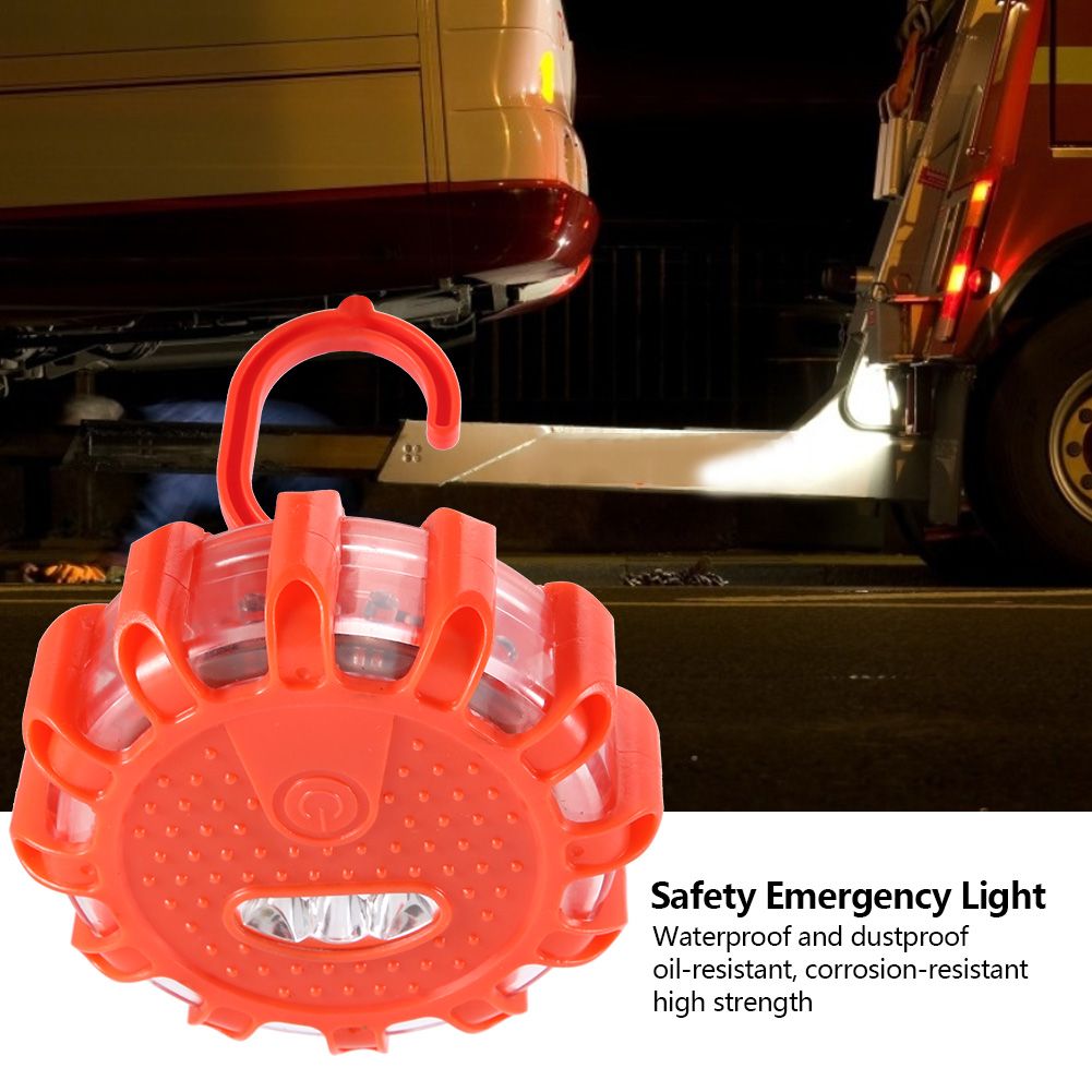 12LED Blue 3LED White Flashing Warning Night Light Roadside Emergency Safety view 7