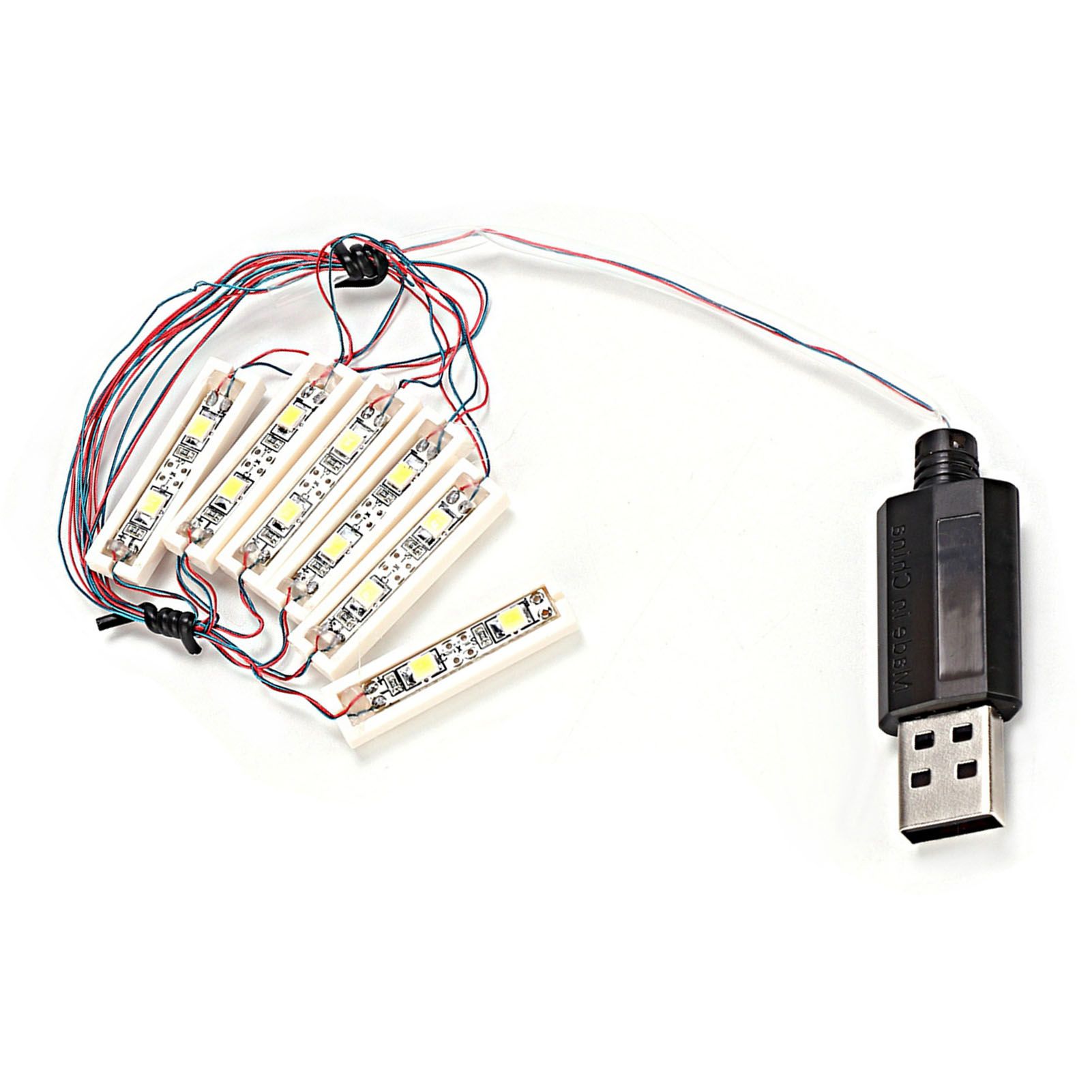 ABS Universal DIY LED Light USB Charging Shining Decoration Bricks Bartype Lamp view 4