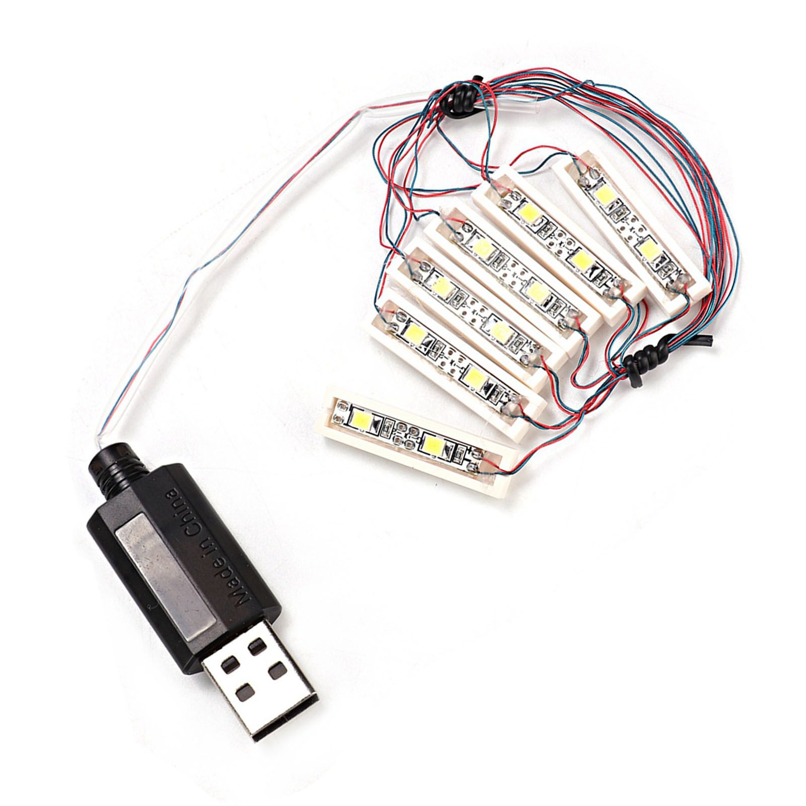 ABS Universal DIY LED Light USB Charging Shining Decoration Bricks Bartype Lamp view 9