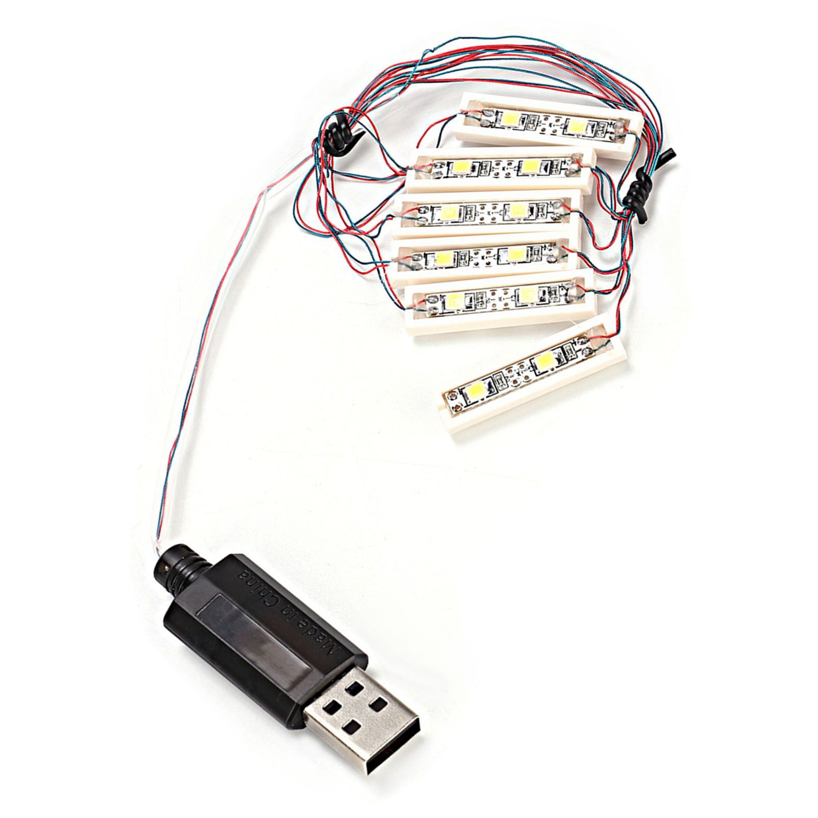 ABS Universal DIY LED Light USB Charging Shining Decoration Bricks Bartype Lamp view 10
