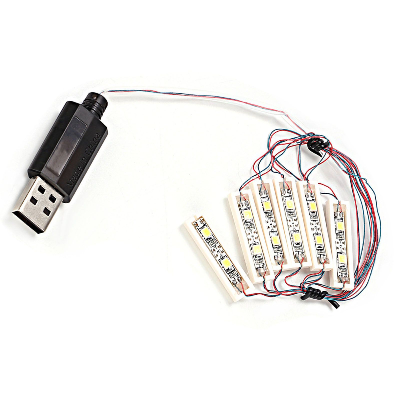 ABS Universal DIY LED Light USB Charging Shining Decoration Bricks Bartype Lamp view 12