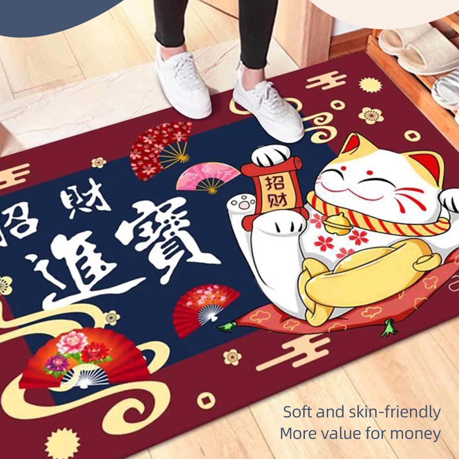Kitchen Mat Floor Mat Rug Doormat 60x90cm Home Decoration Cat Pattern for view 7
