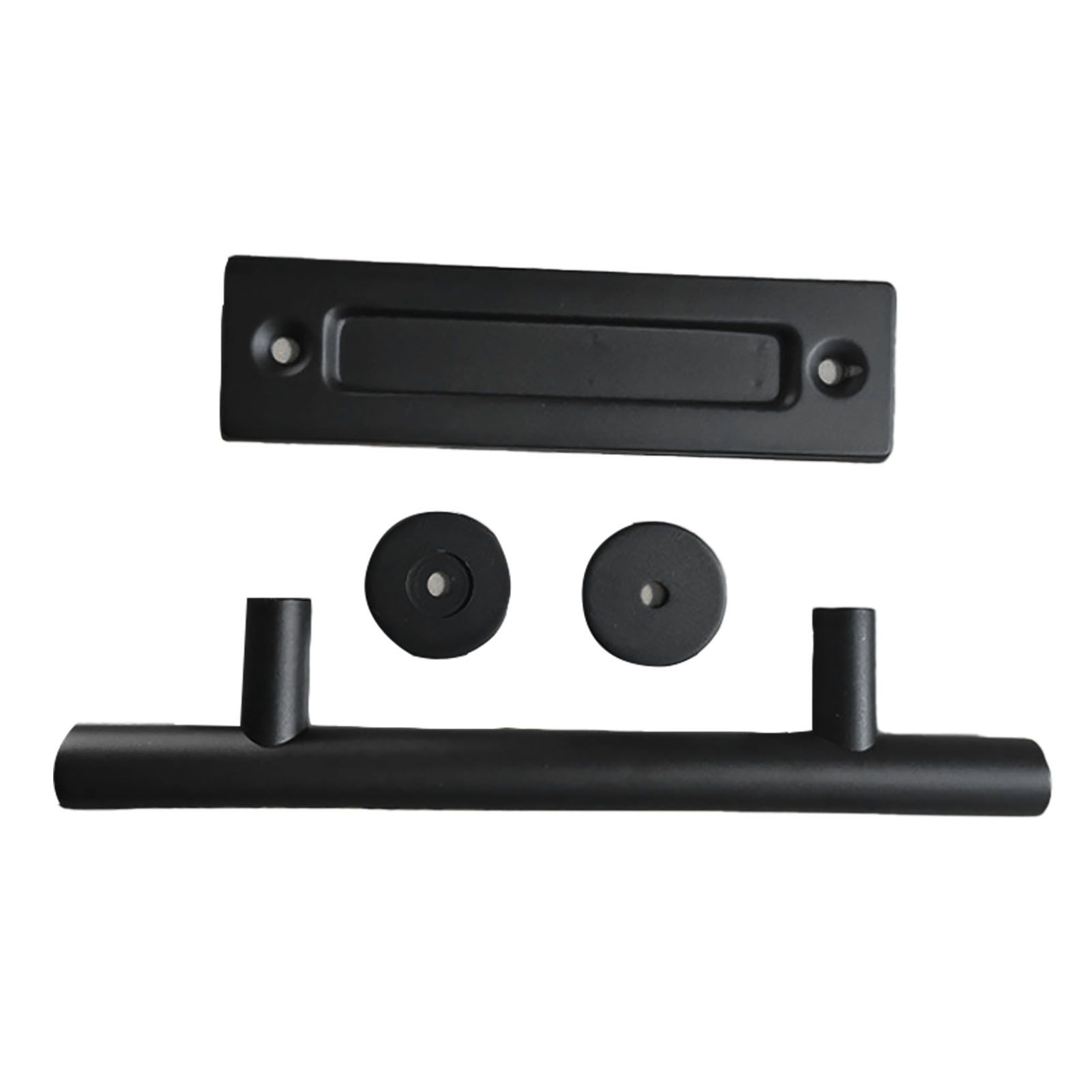 Sliding Barn Door Handle Carbon Steel 4.8mm Thick Double Sided Barn Door Push view 12