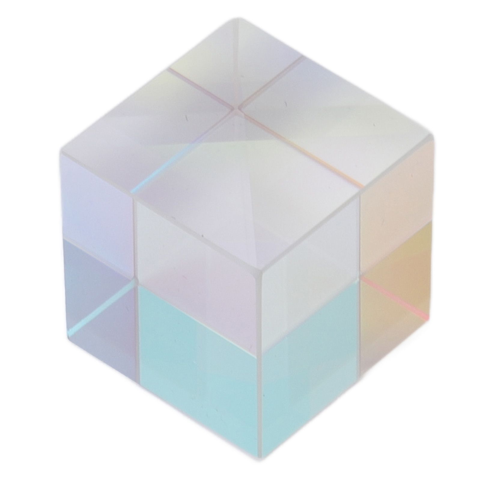 Prism Cube Optical Glass RGB Dispersion Color Cube Sun Catcher X Cube Prism view 6
