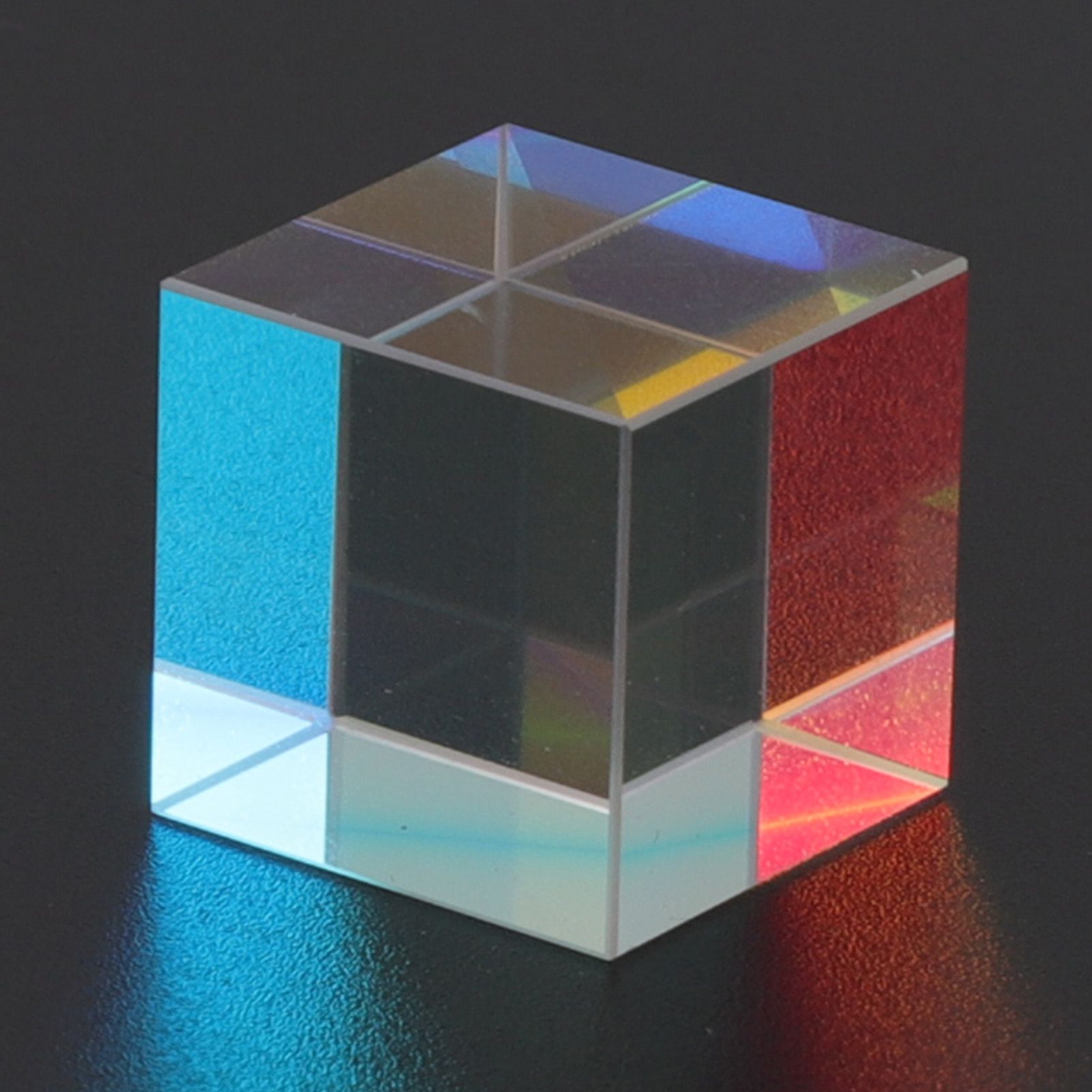 Prism Cube Optical Glass RGB Dispersion Color Cube Sun Catcher X Cube Prism view 15