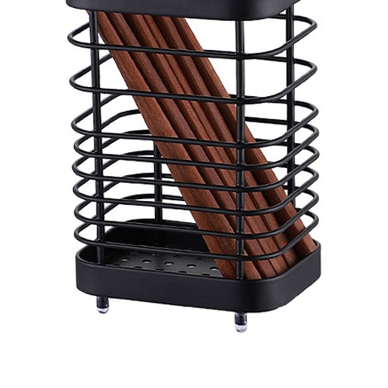 Utensil Holder Drying Rack Stainless Steel Draining Basket Wall Mount No view 3