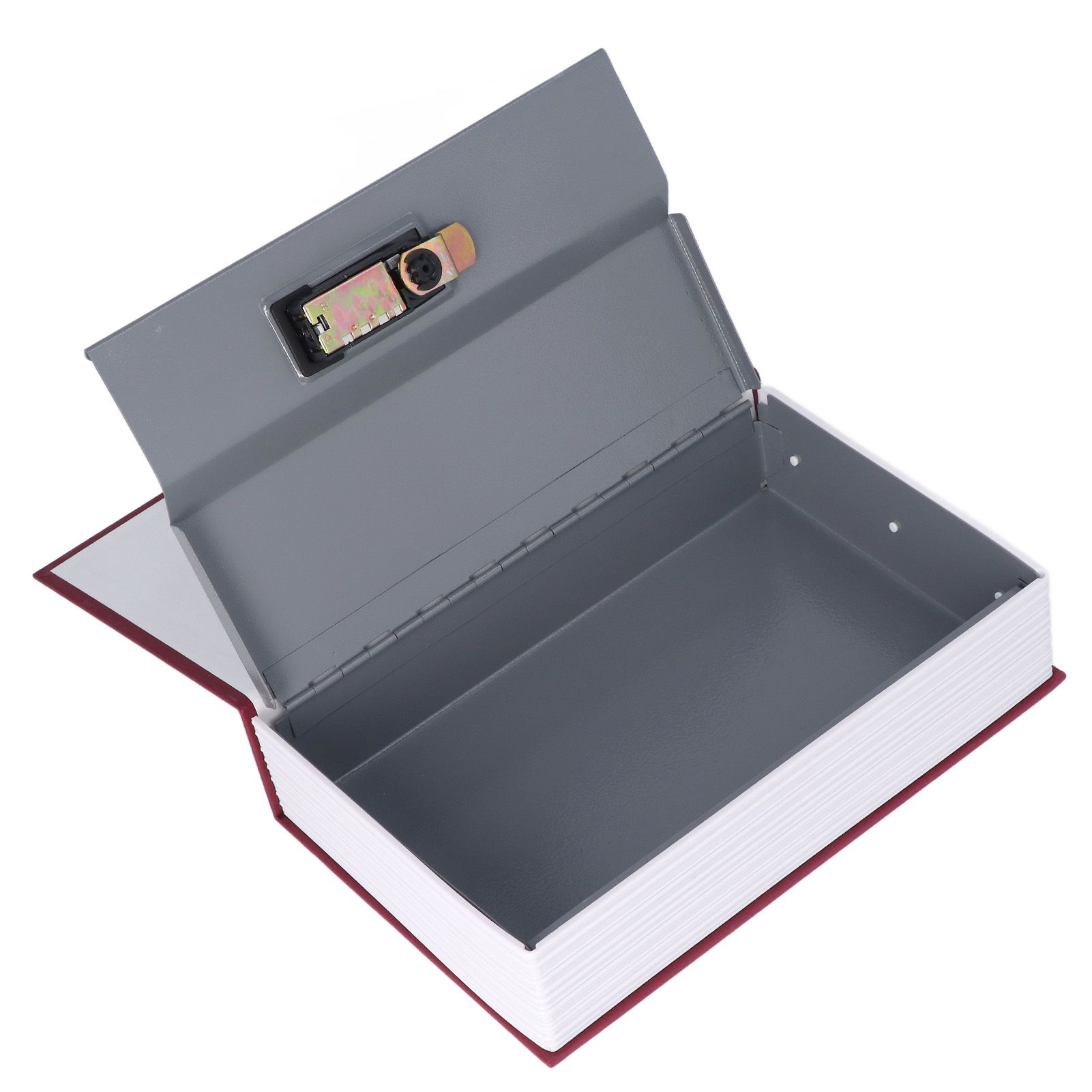 Book Safe Case Simulation Portable Safe Storage Box with Combination Lock for view 10