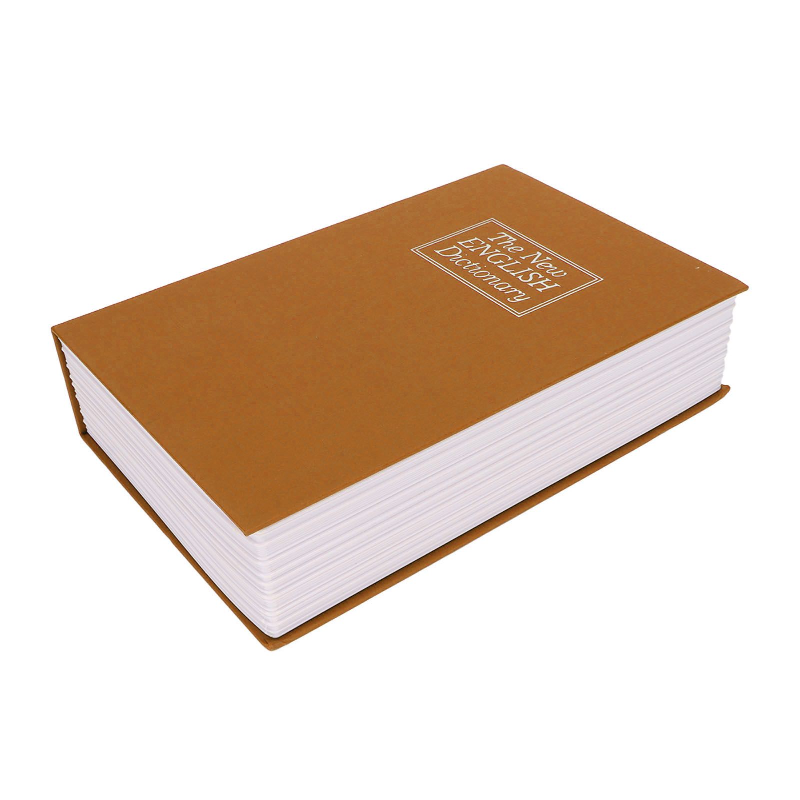Book Safe Small Diversion Book Safe Storage Lock Box Money Coins Cards Hiding
