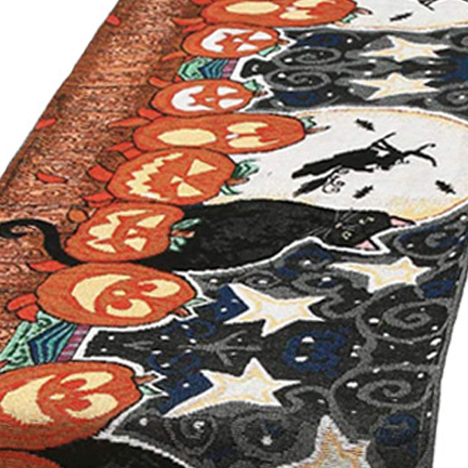 Table Runner Cotton and Linen for Halloween Decorations Home Dining Table 33x180cm view 12