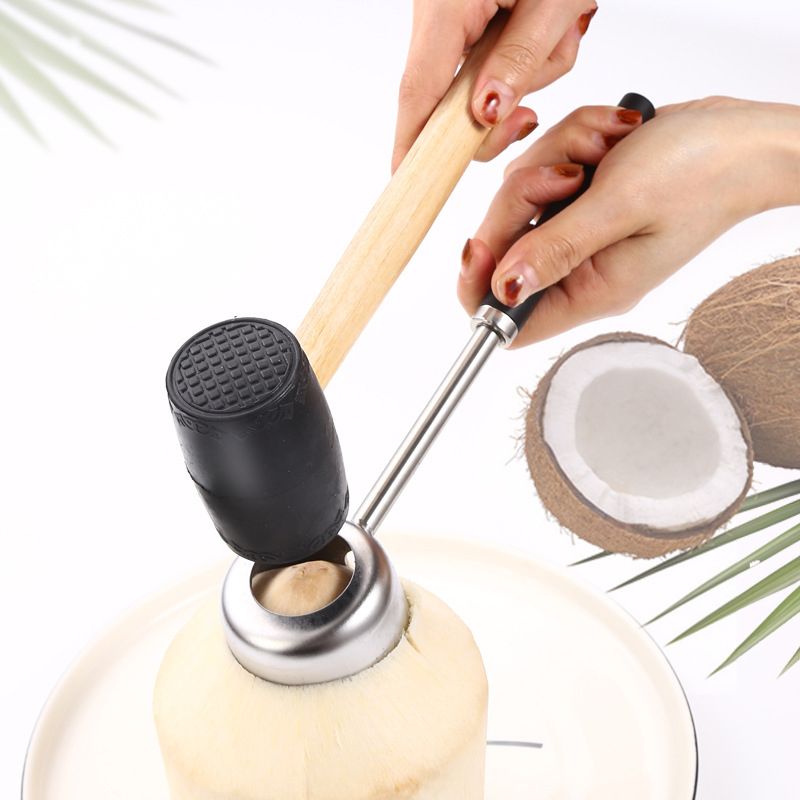 Coconut Opening Tool Opener Tool Safe Easy to Open Young Coconuts for Home view 6
