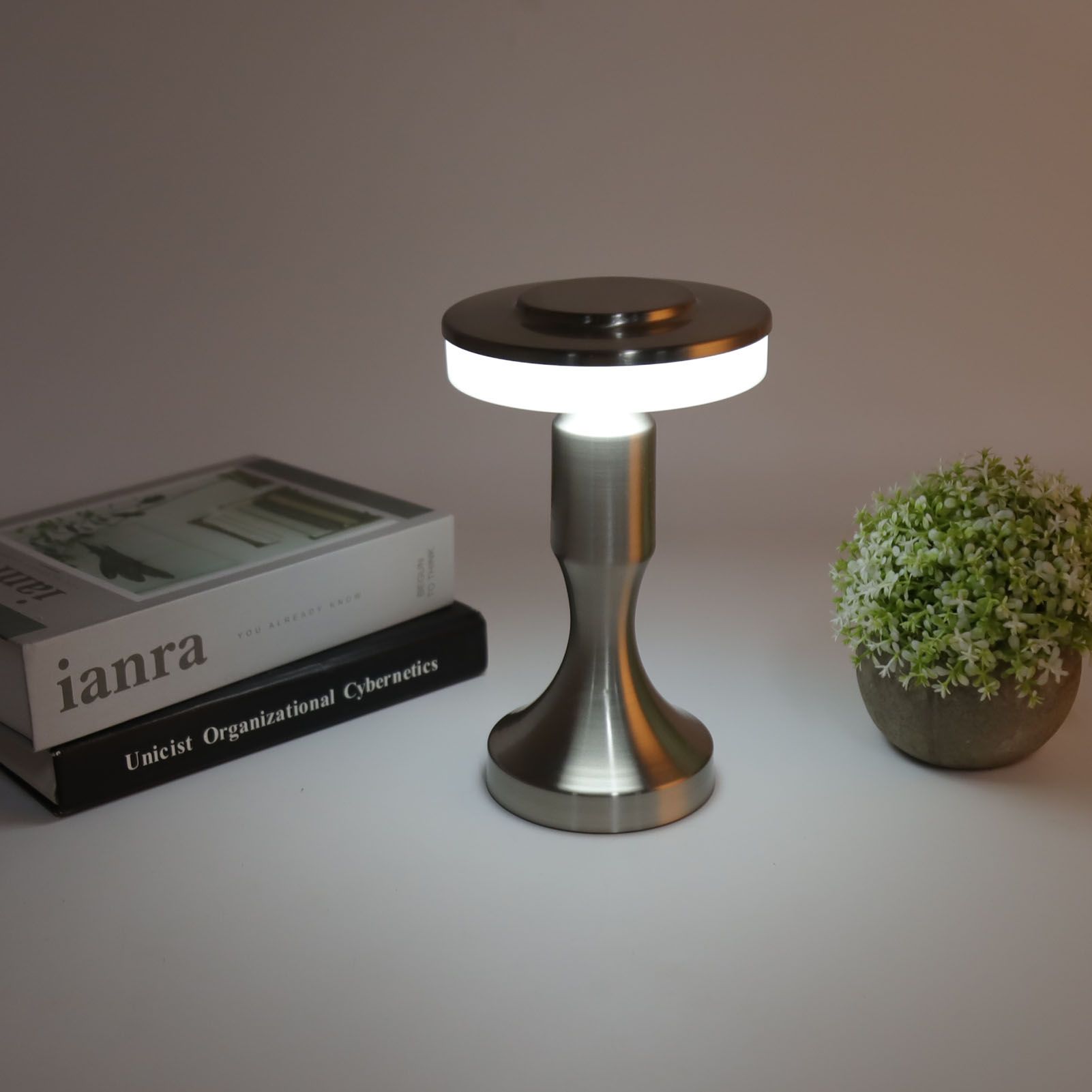Portable LED Table Lamp Touch Sensor 3 Color Temperatures Rechargeable Battery view 11