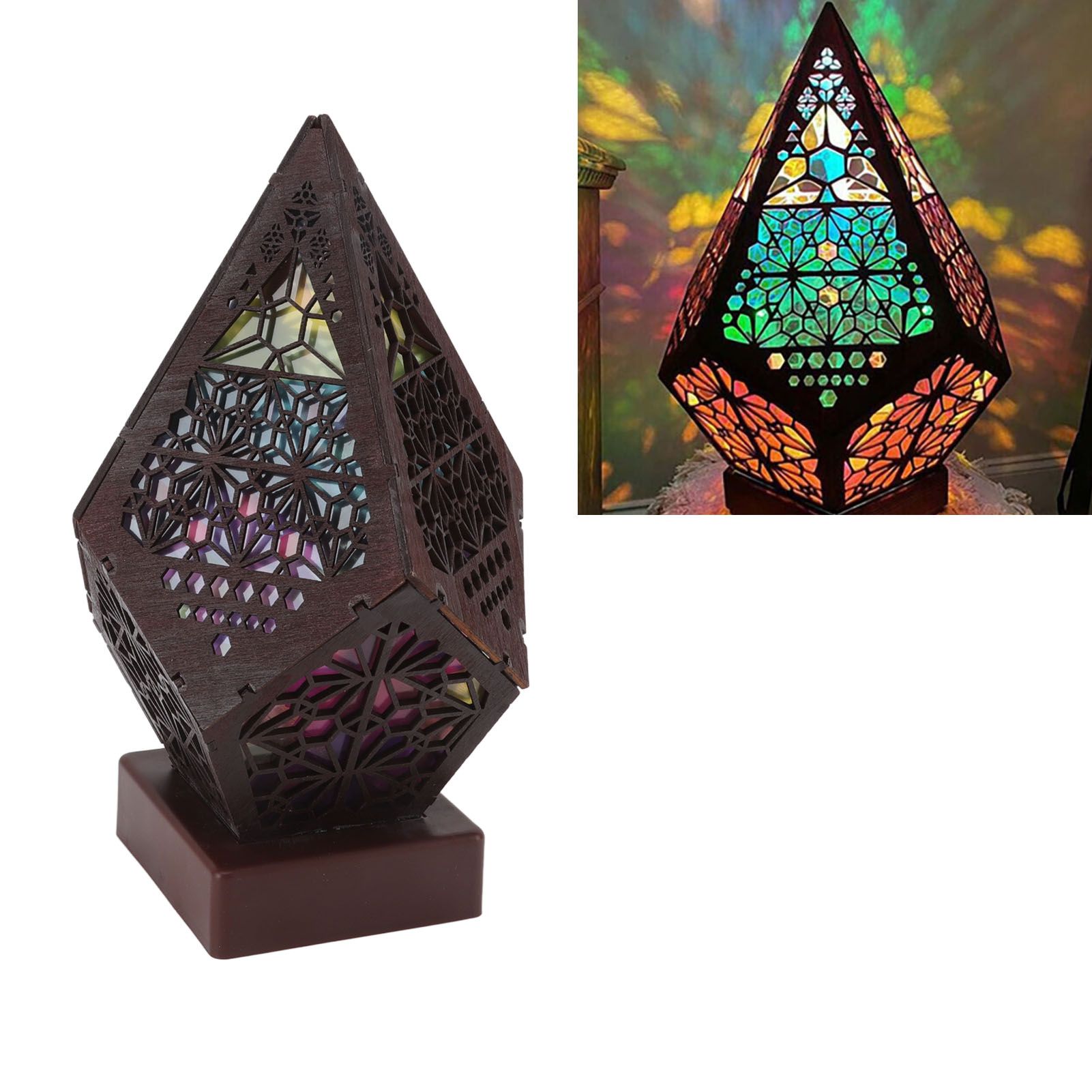 Colorful Bohemian LED Night Light Polar Star Starry Sky Floor Projection Lamp view 12