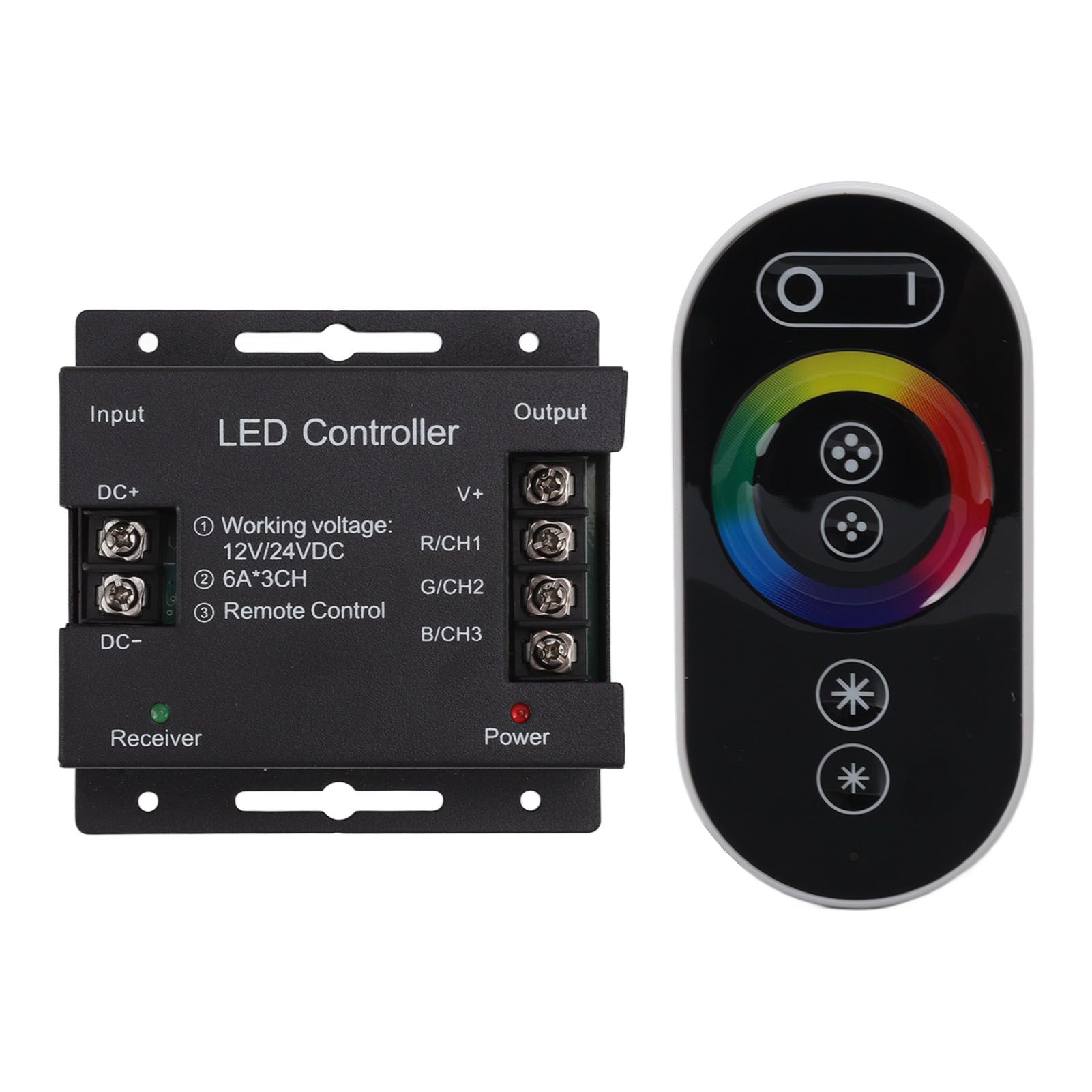 3 Way Dimmer Switch with Remote Control Constant Voltage PWM RGB LED Light view 9