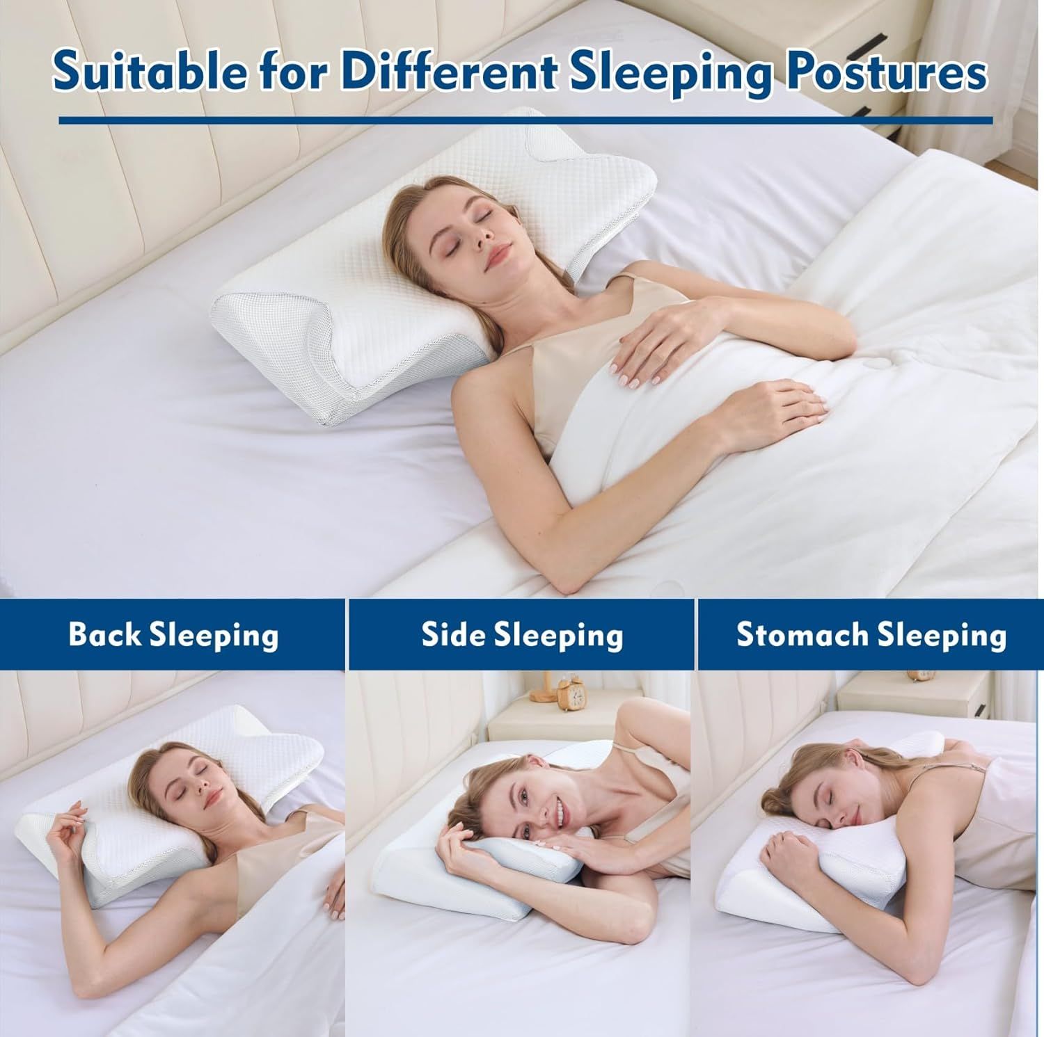 Cervical Neck Pillow for Neck Pain Relief view 4