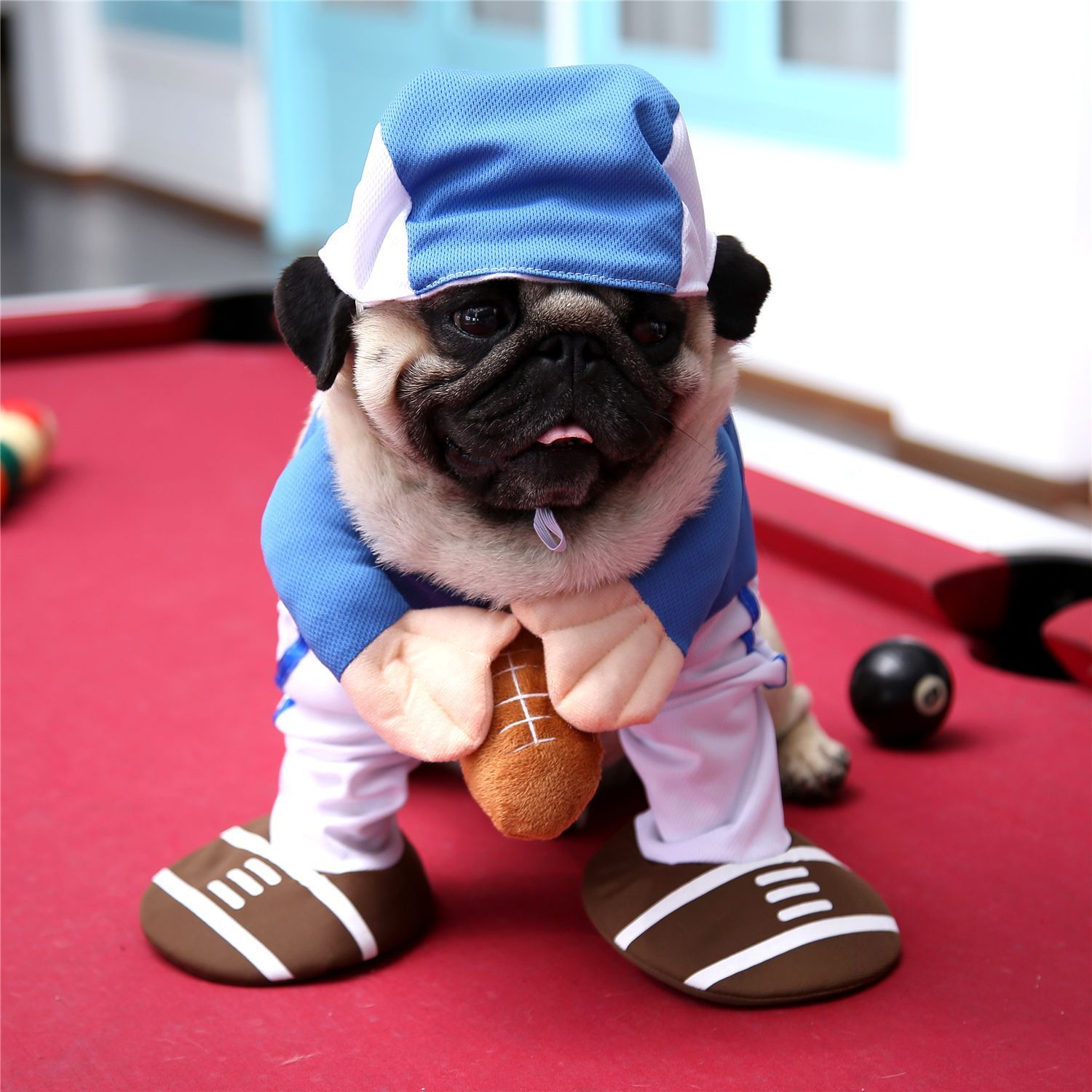 Dog Costume Pet Brand Rugby Stand Up Sportswear XL view 2