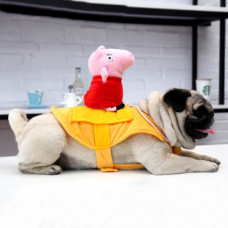 Qichong Pet Dog Horse Riding Costume Piggy Knight XL view 2