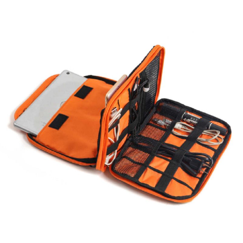HD-WISS Travel Digital Storage Bag 600D Oxford Small size Gray view 2